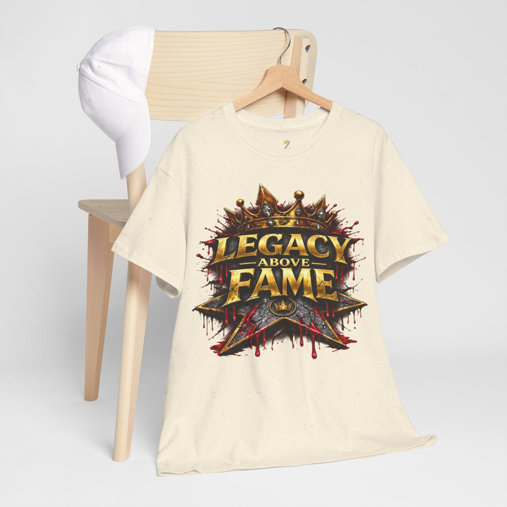 Adult Legacy Above Fame Graphic T-Shirt (Red Drip) - Zealous For All