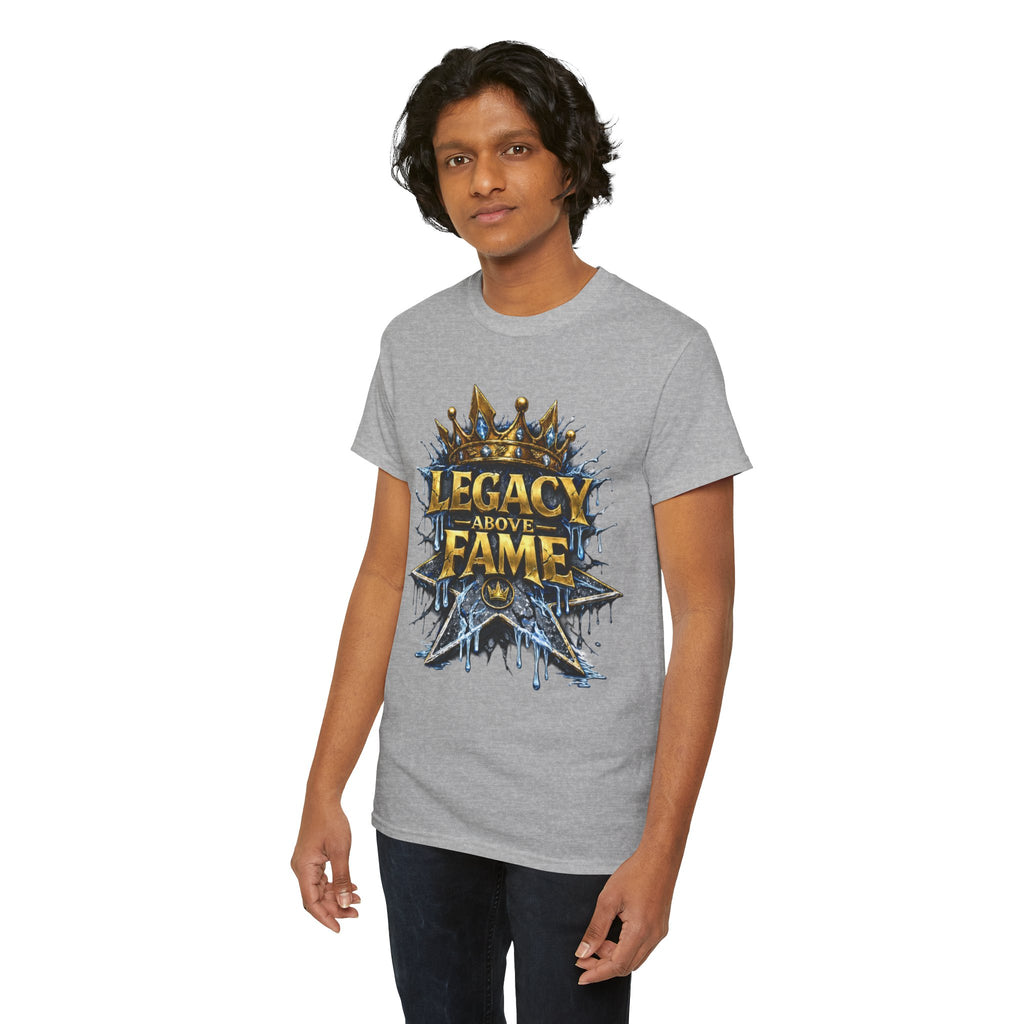 Adult Legacy Above Fame Graphic T-Shirt (Icy Blue Drip) - Zealous For All