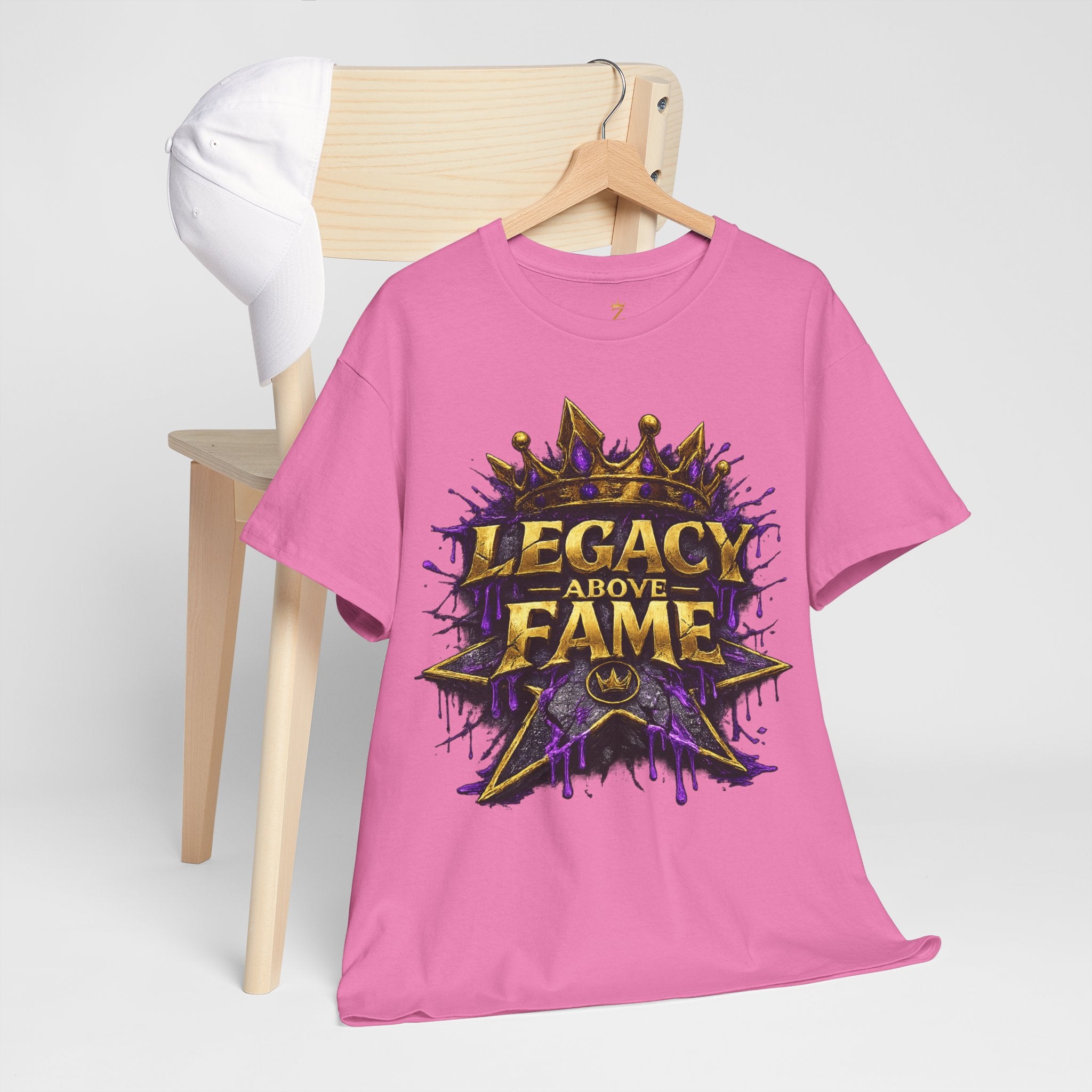 Adult Legacy Above Fame Graphic T-Shirt (Purple Drip) - Zealous For All