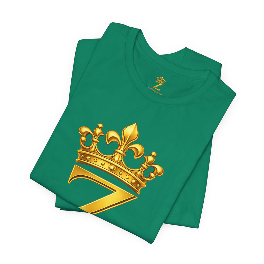 Unisex Zealous For All T-Shirt (Gold Logo) Printify