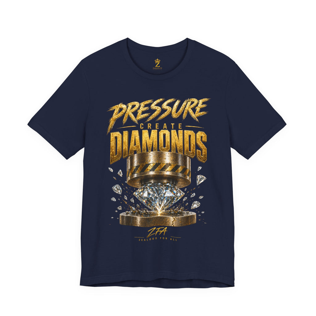 Pressure Create Diamonds T-Shirt — Motivational Graphic Tee
