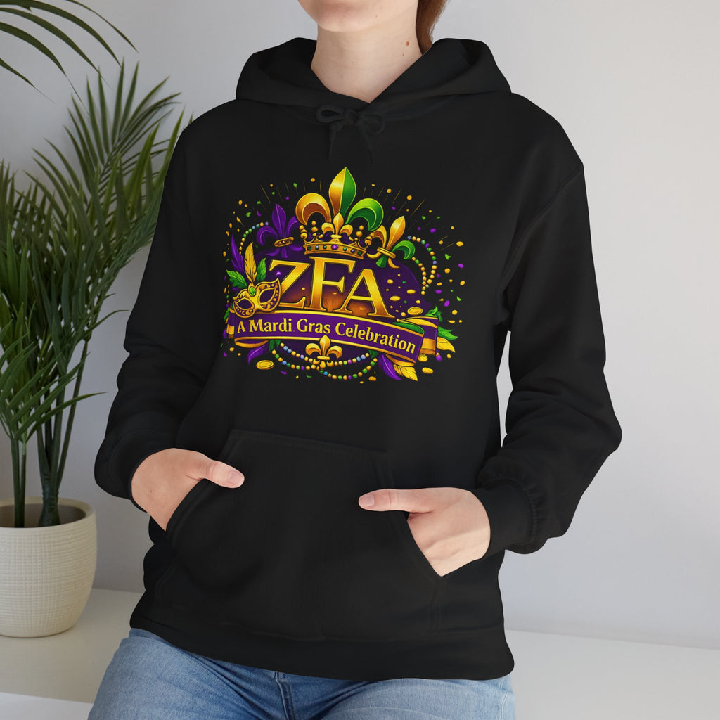 COMING WINTER... ZFA Mardi Gras Celebration Hoodie — Mardi Gras Edition Printify
