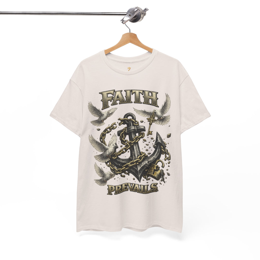 Adult Faith Prevails T‑Shirt (Black Anchor) Printify