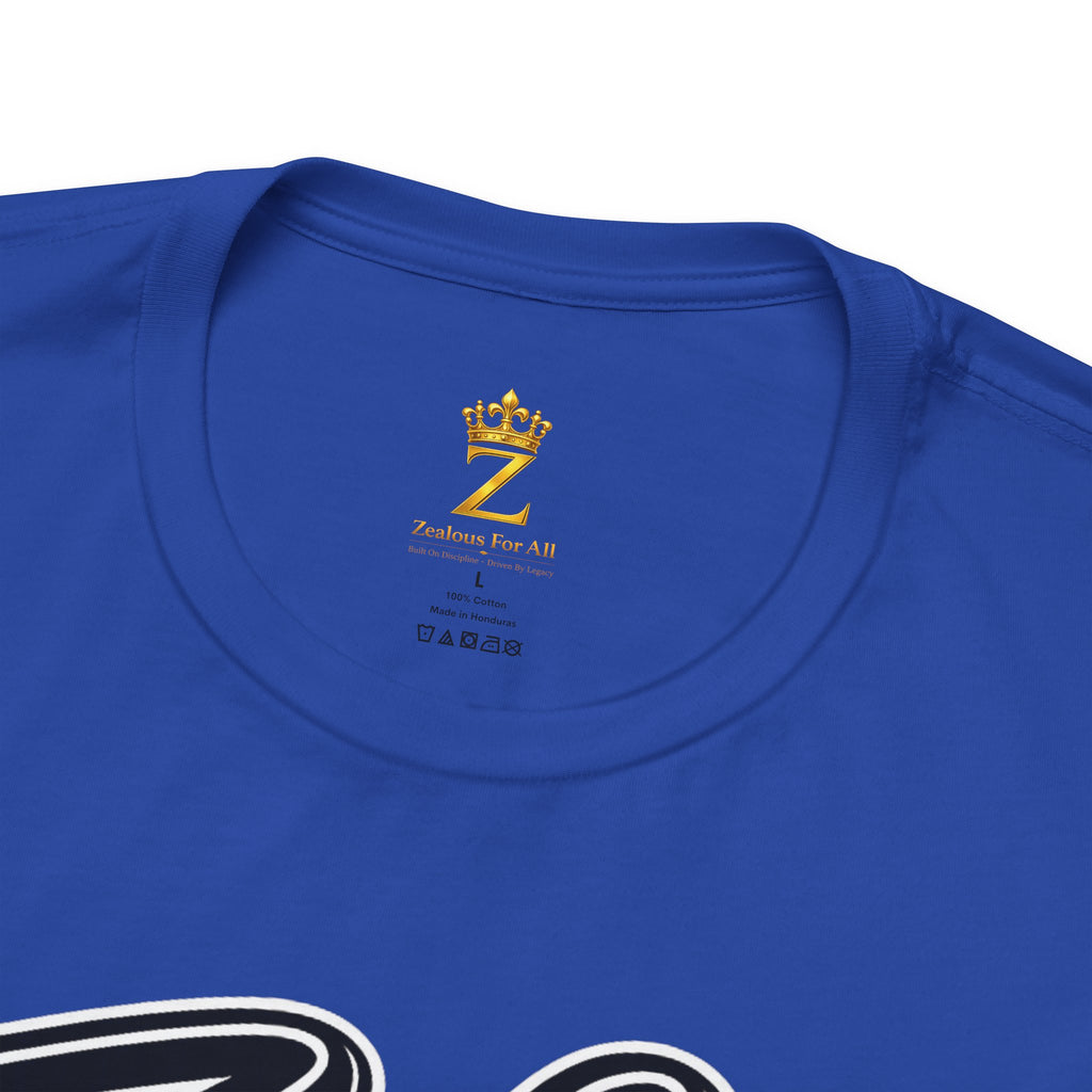 Zealous For All Graphic T-Shirt (Black Logo) Printify