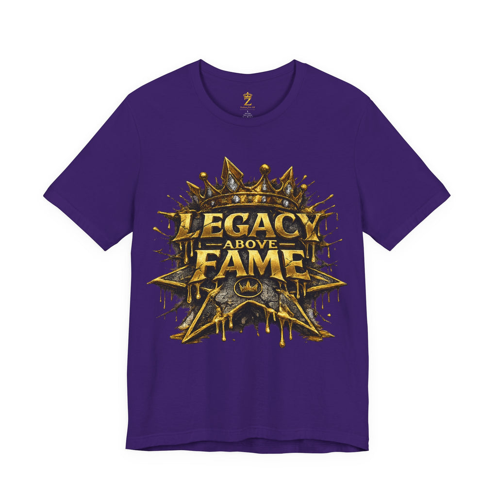 COMING SOON... Legacy Above Fame Graphic Tee (Gold Crown) Printify
