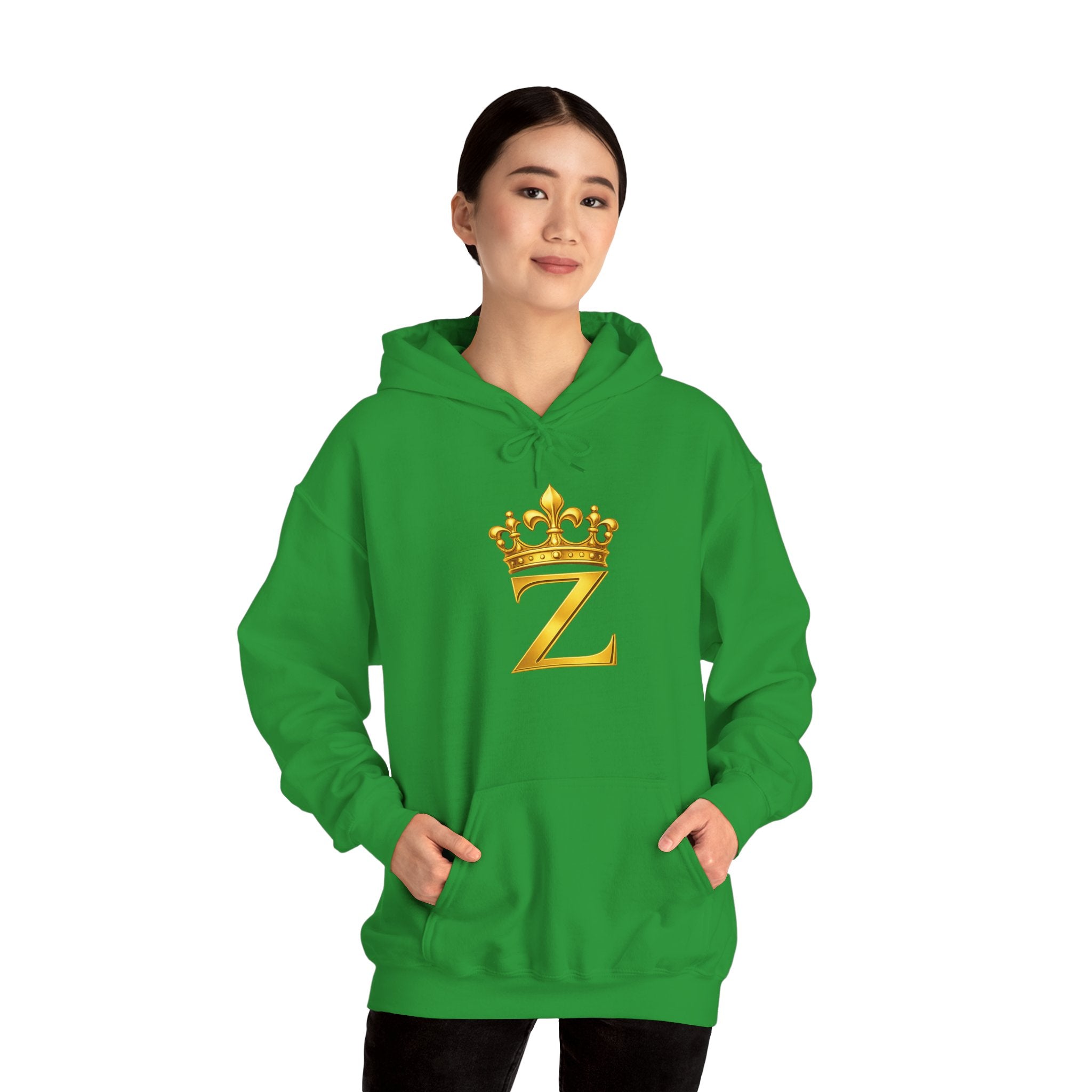 Zealous For All Hoodie — Gold Logo Printify