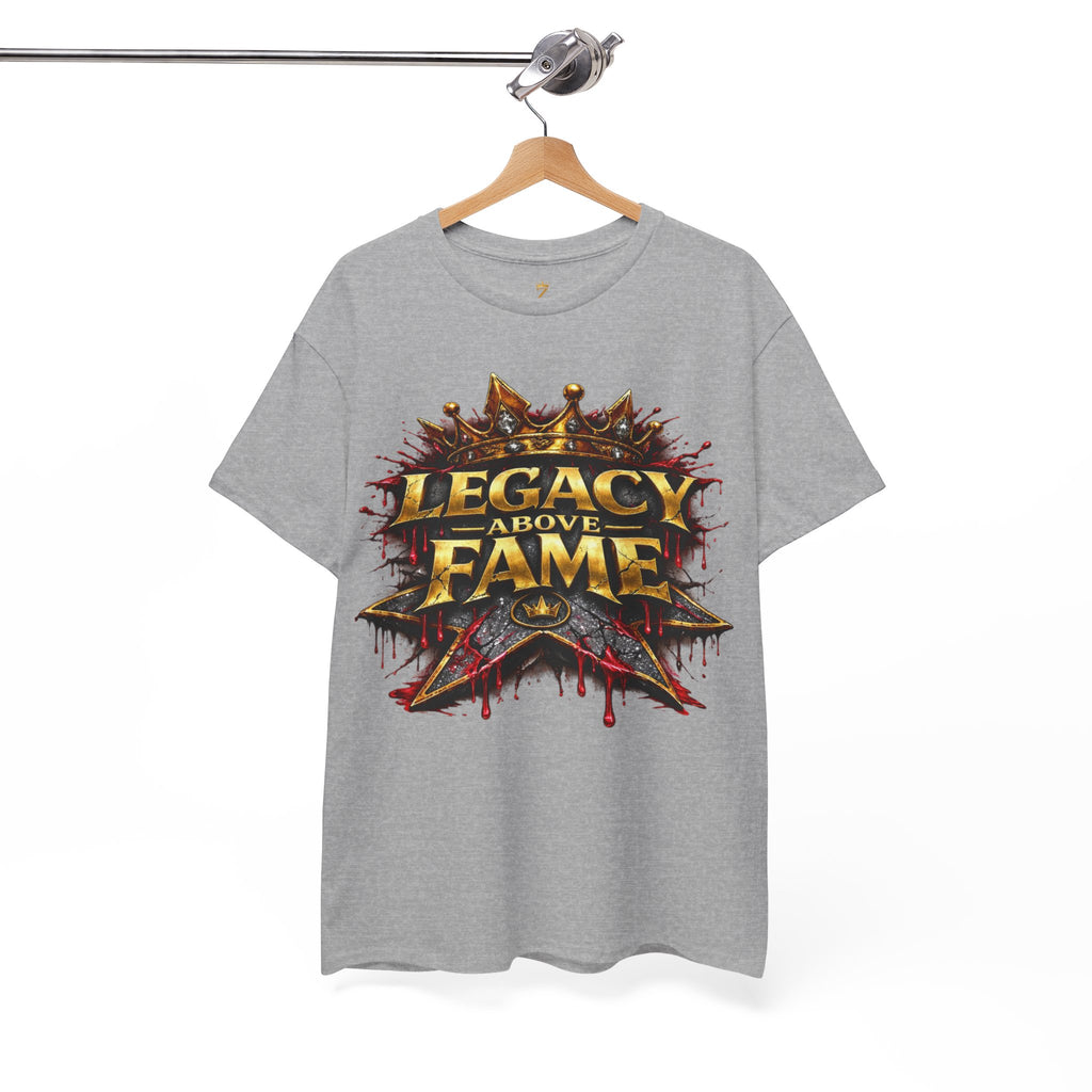 Adult Legacy Above Fame Graphic T-Shirt (Red Drip) - Zealous For All