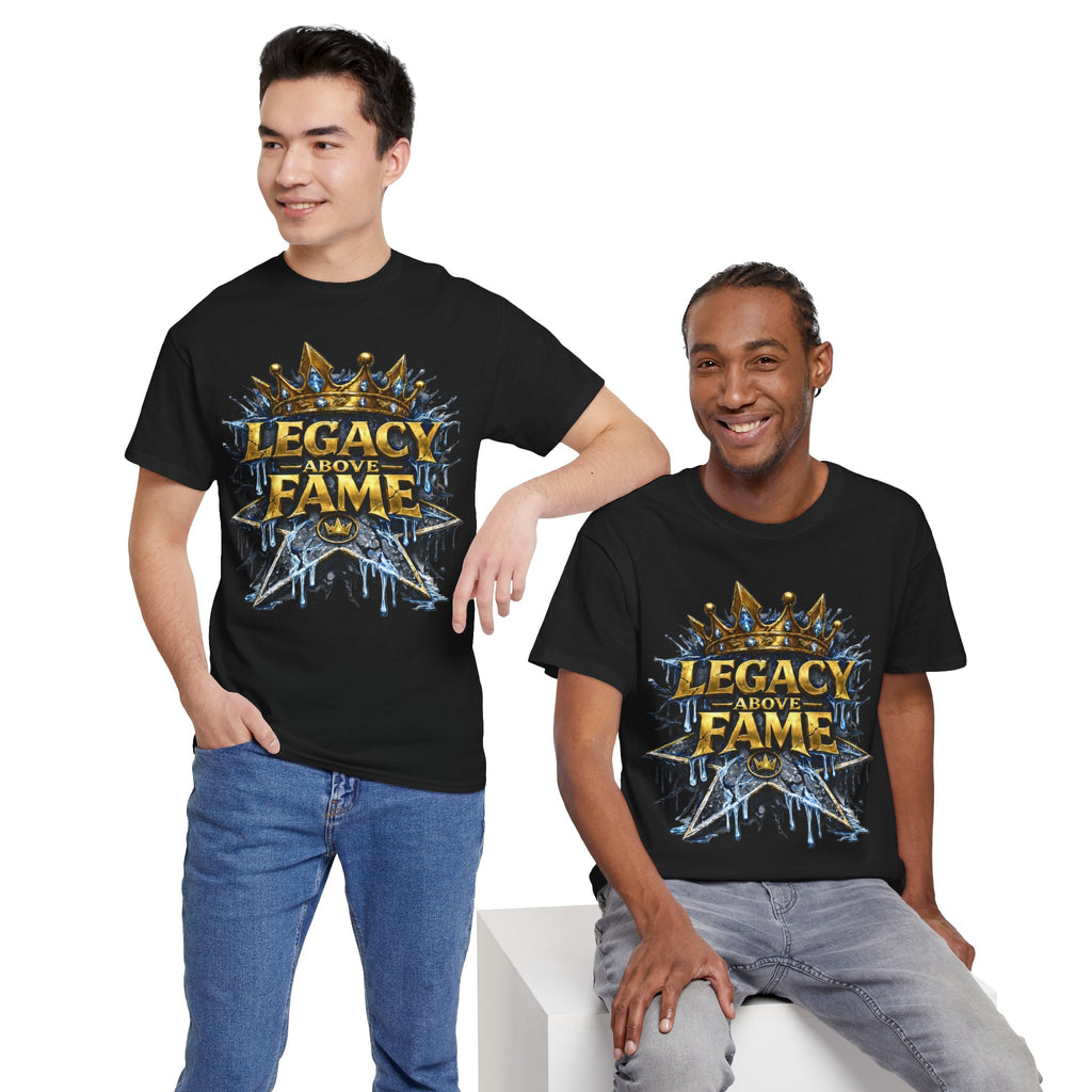 Adult Legacy Above Fame Graphic T-Shirt (Icy Blue Drip) - Zealous For All