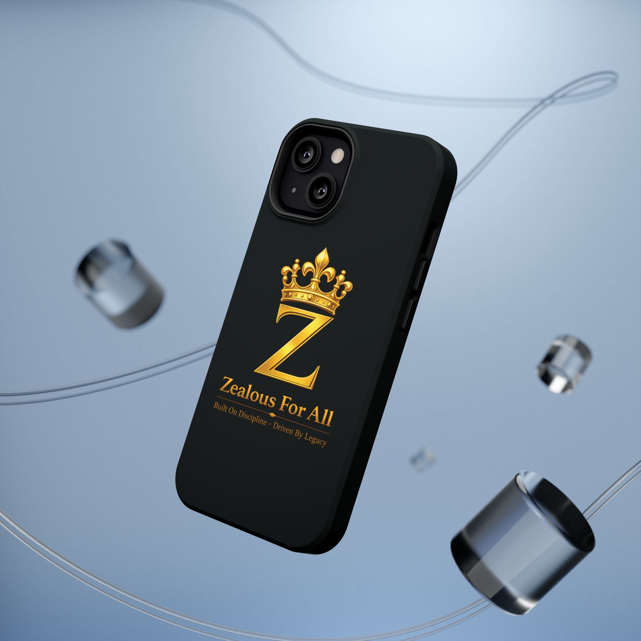 ZFA Phone Case  — "Zealous For All" Gold Crown Impact-Resistant Case Printify