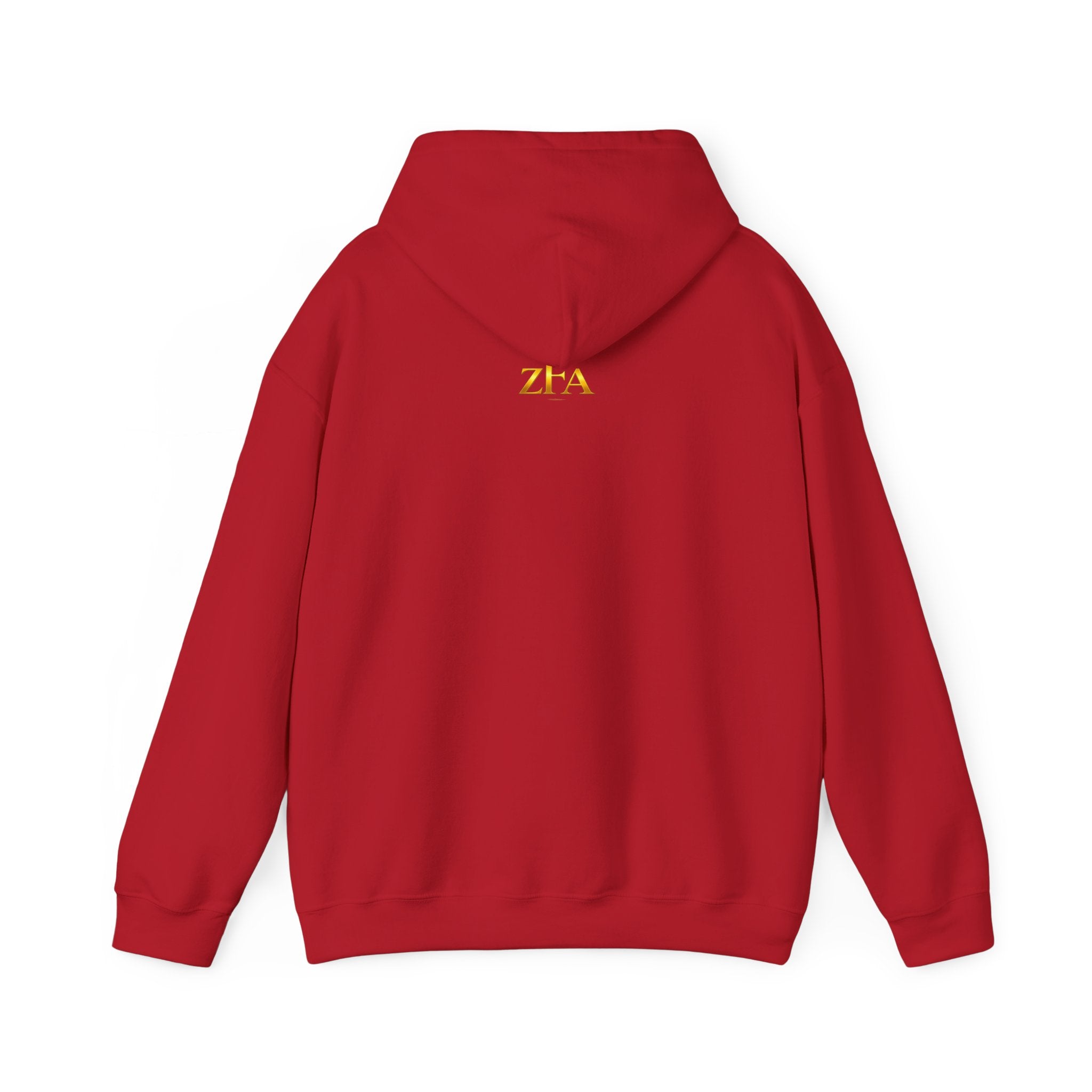 Zealous For All Hoodie — Gold Logo Printify