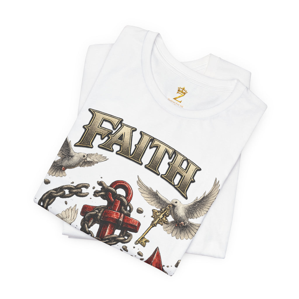 Faith Prevails T‑Shirt (Red Anchor) Printify