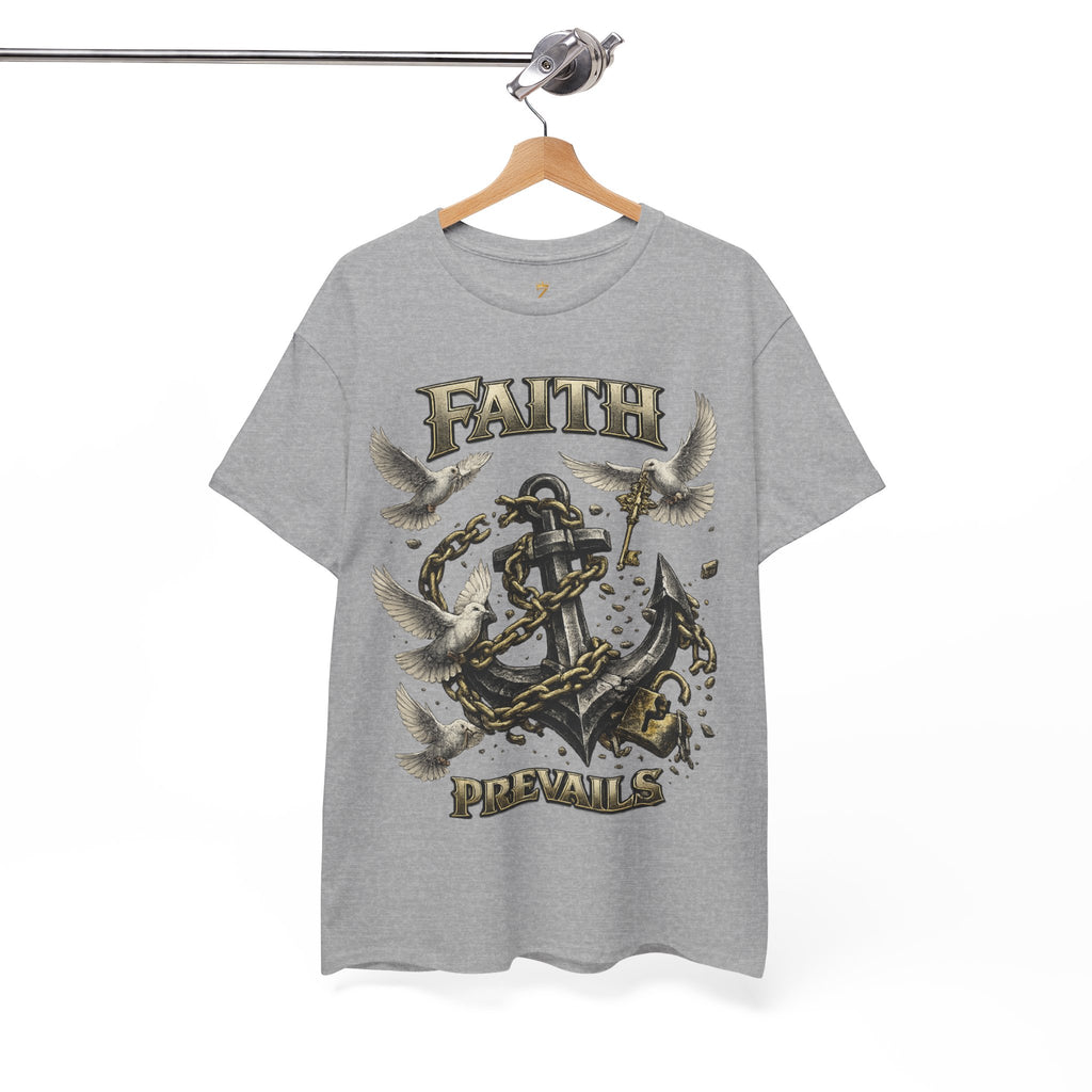 Adult Faith Prevails T‑Shirt (Black Anchor) Printify