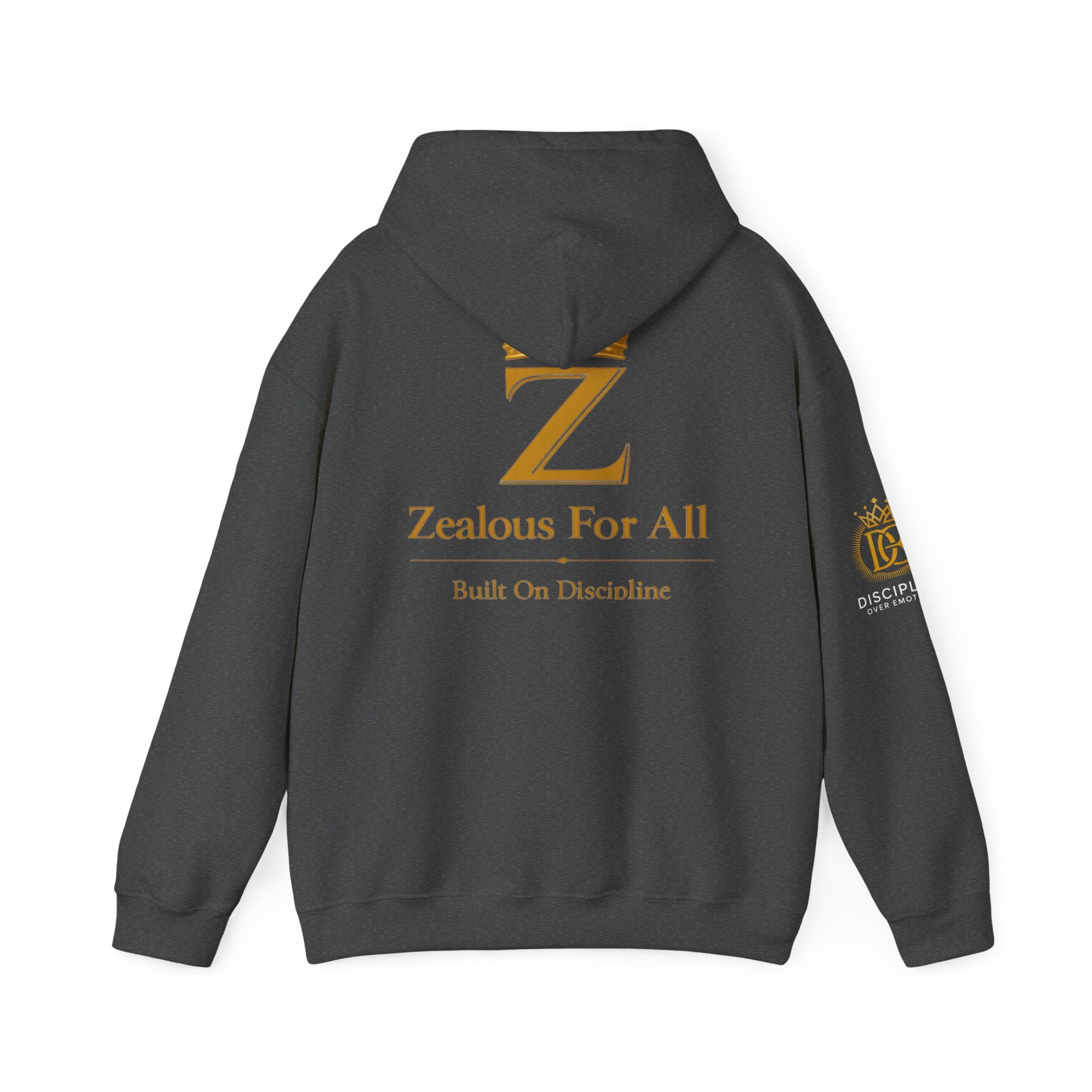 Zealous For All Crown Z Hoodie — Premium White Logo Sweatshirt - Zealous For All
