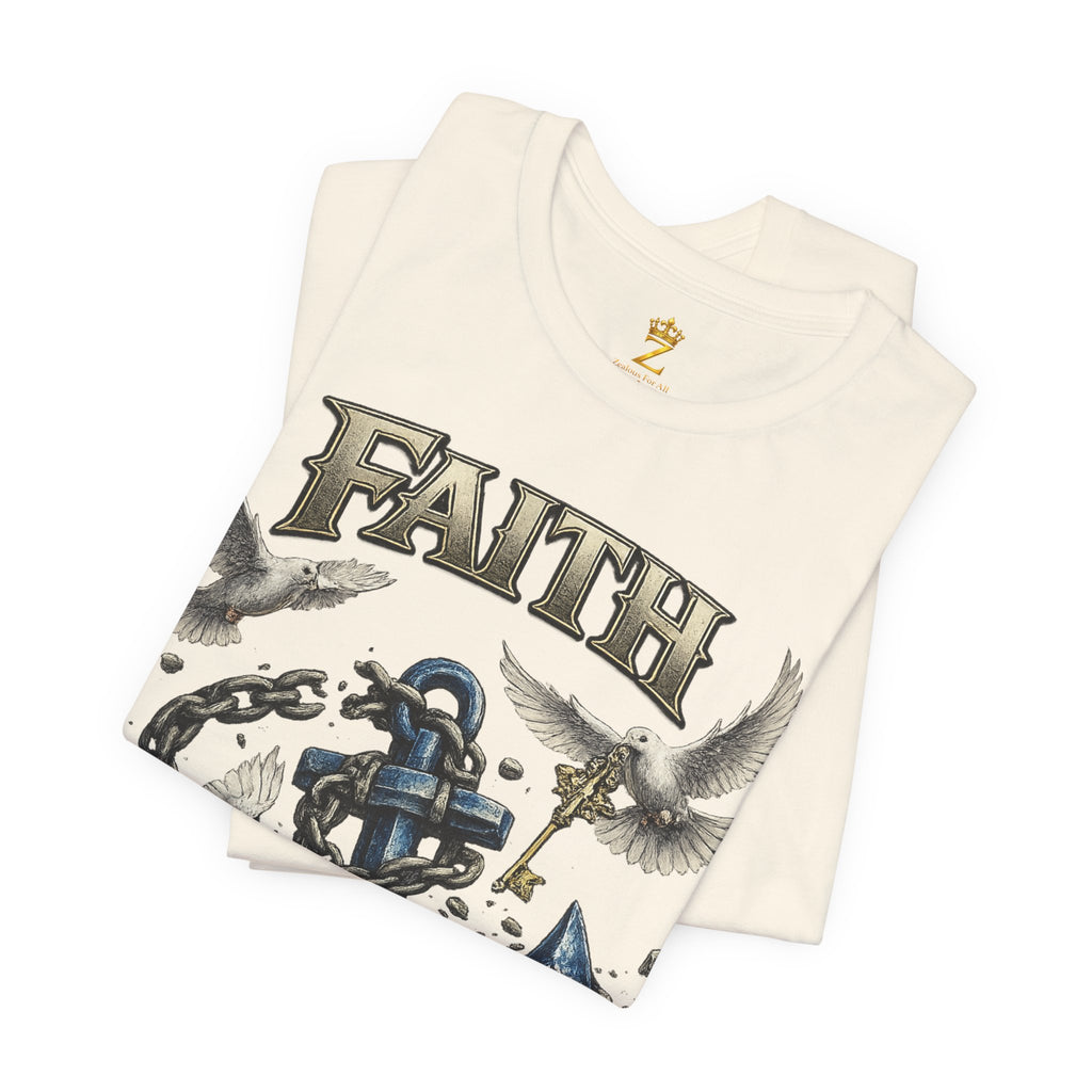 Faith Prevails T‑Shirt (Blue Anchor) Printify
