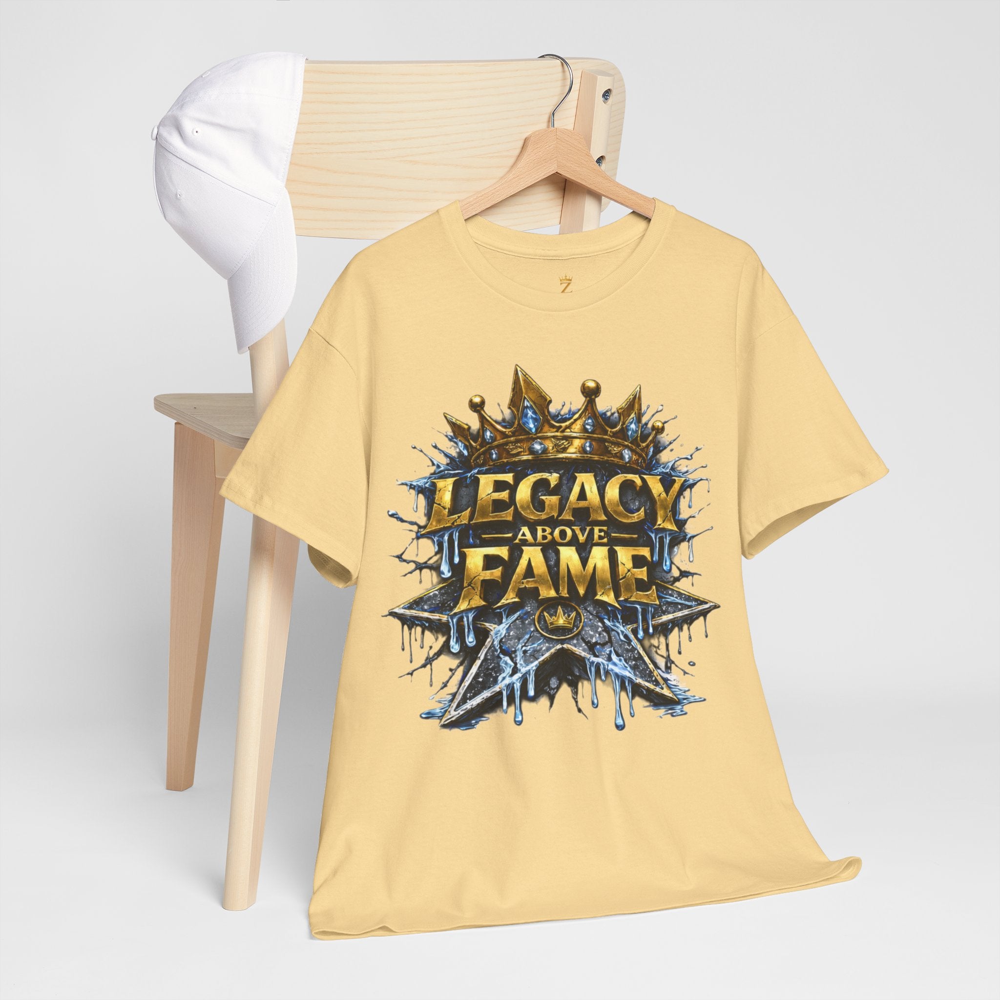 Adult Legacy Above Fame Graphic T-Shirt (Icy Blue Drip) - Zealous For All