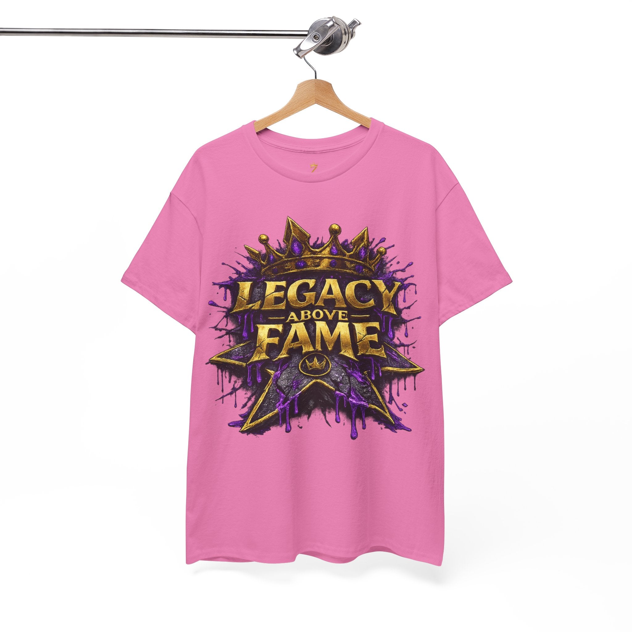 Adult Legacy Above Fame Graphic T-Shirt (Purple Drip) - Zealous For All