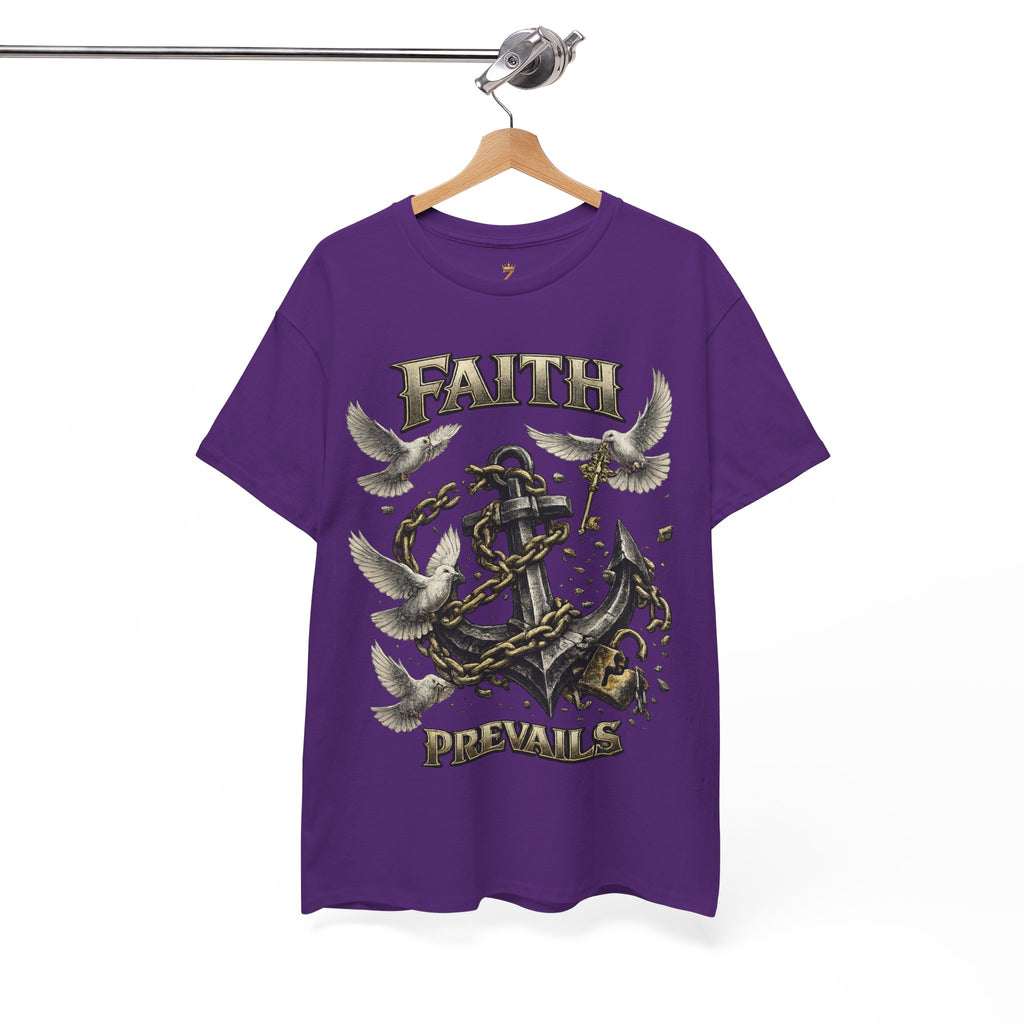 Adult Faith Prevails T‑Shirt (Black Anchor) Printify