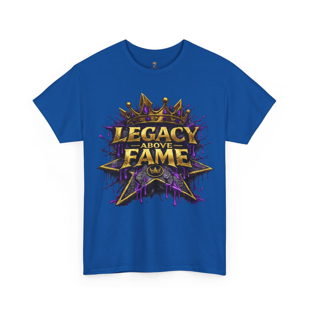 Adult Legacy Above Fame Graphic T-Shirt (Purple Drip) - Zealous For All
