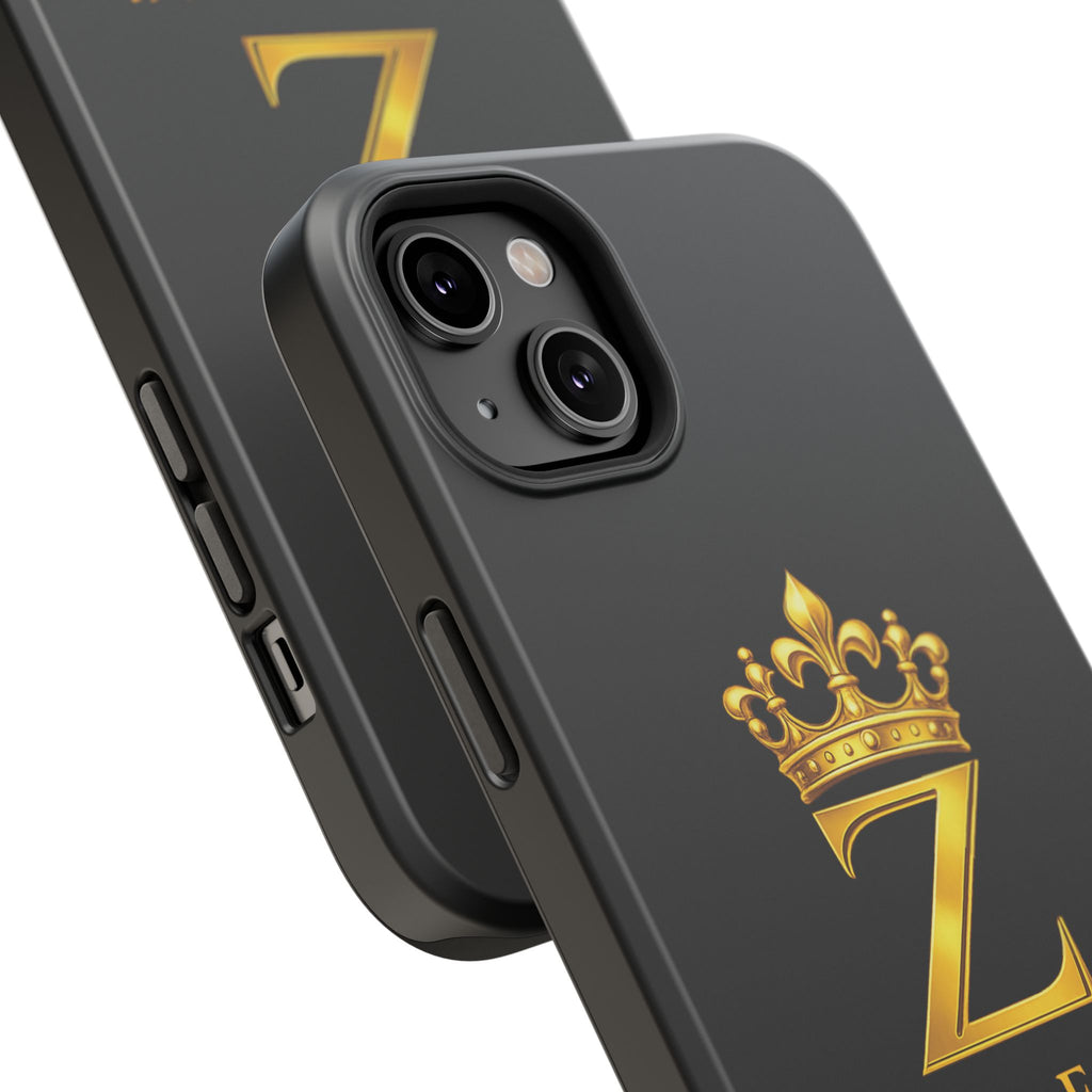 ZFA Phone Case  — "Zealous For All" Gold Crown Impact-Resistant Case Printify