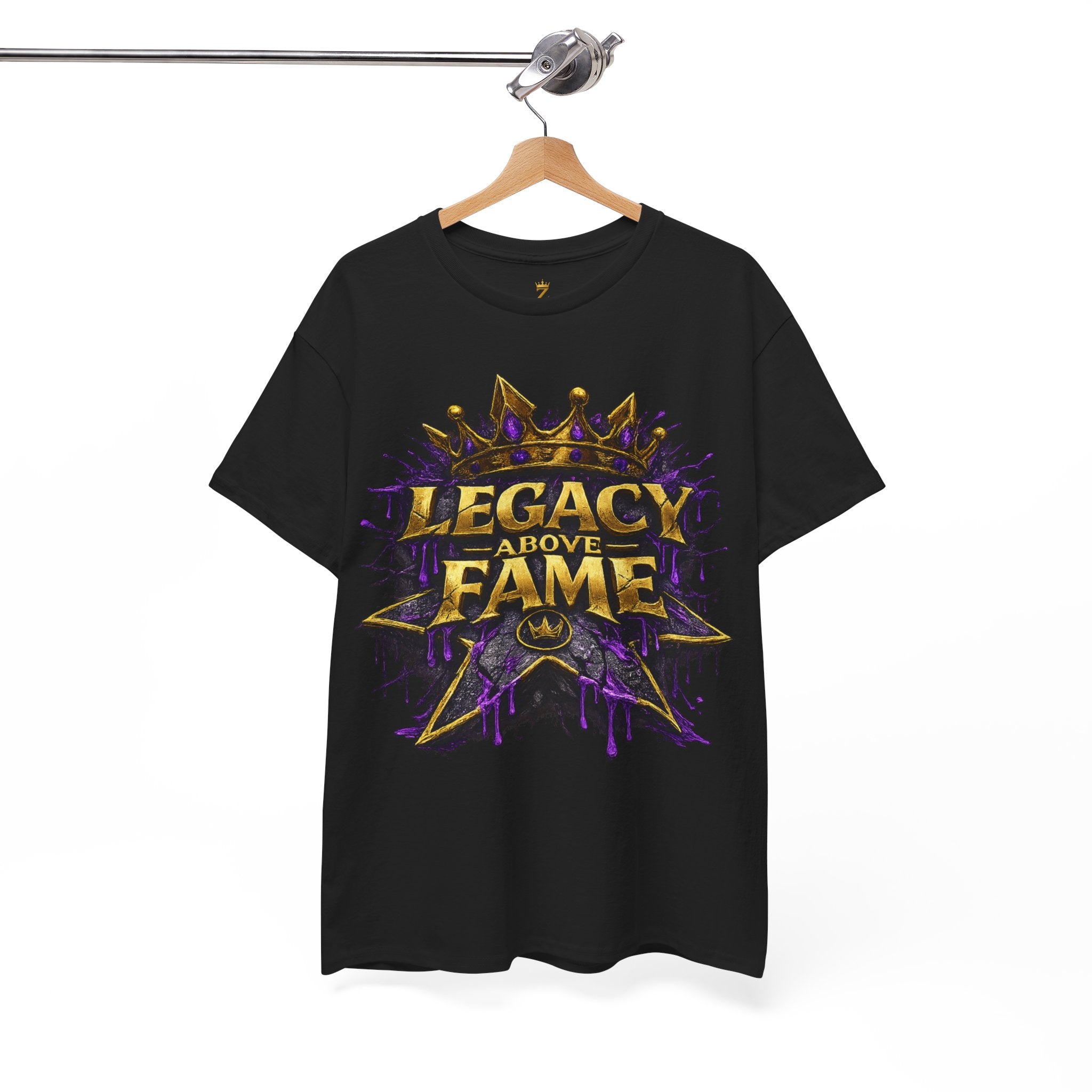 Adult Legacy Above Fame Graphic T-Shirt (Purple Drip) - Zealous For All