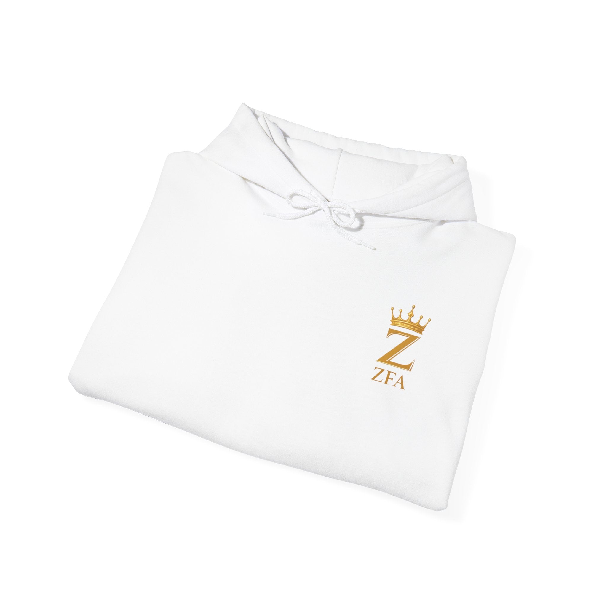 Zealous For All Hoodie — Gold Front Logo Sweatshirt - Zealous For All