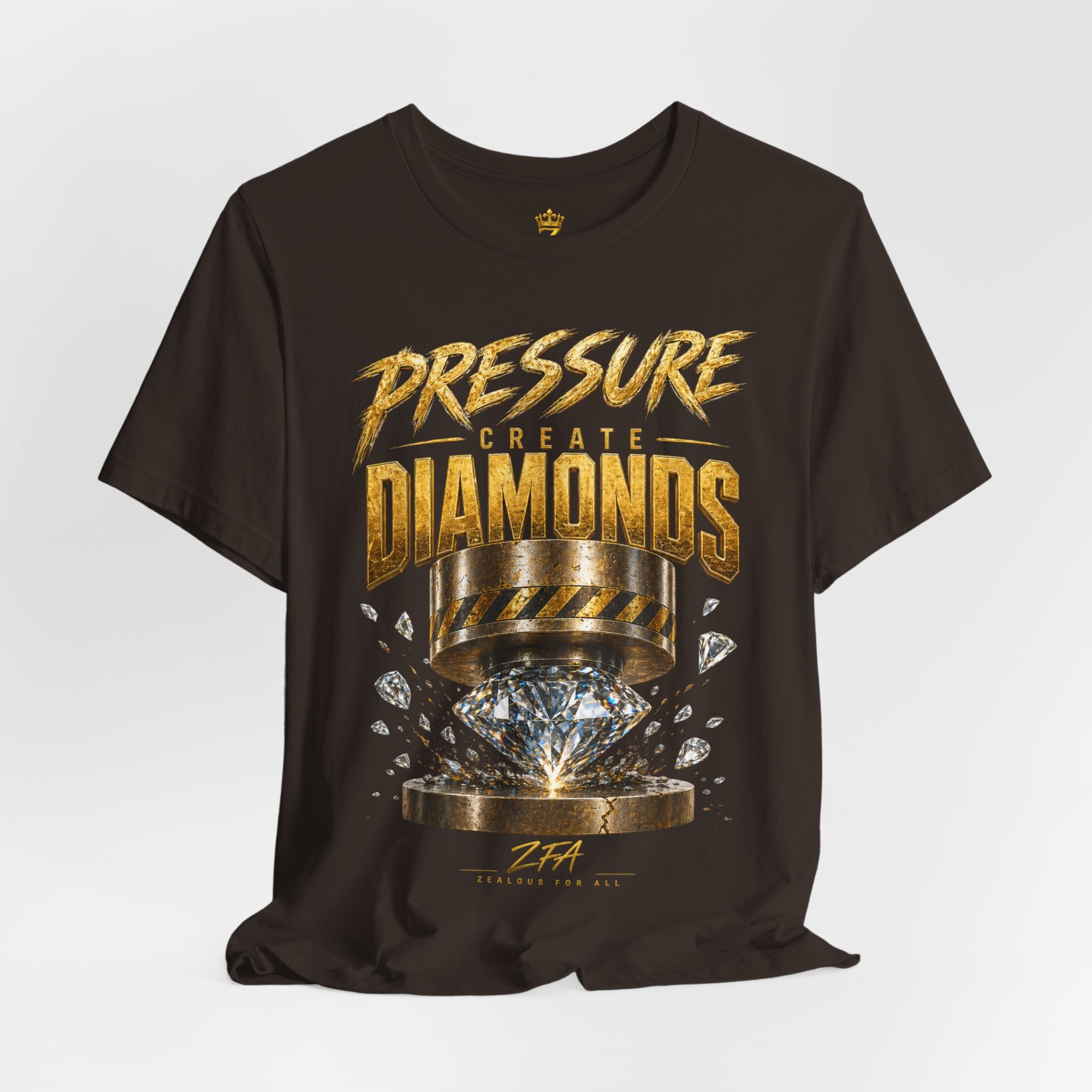 Pressure Create Diamonds T-Shirt — Motivational Graphic Tee