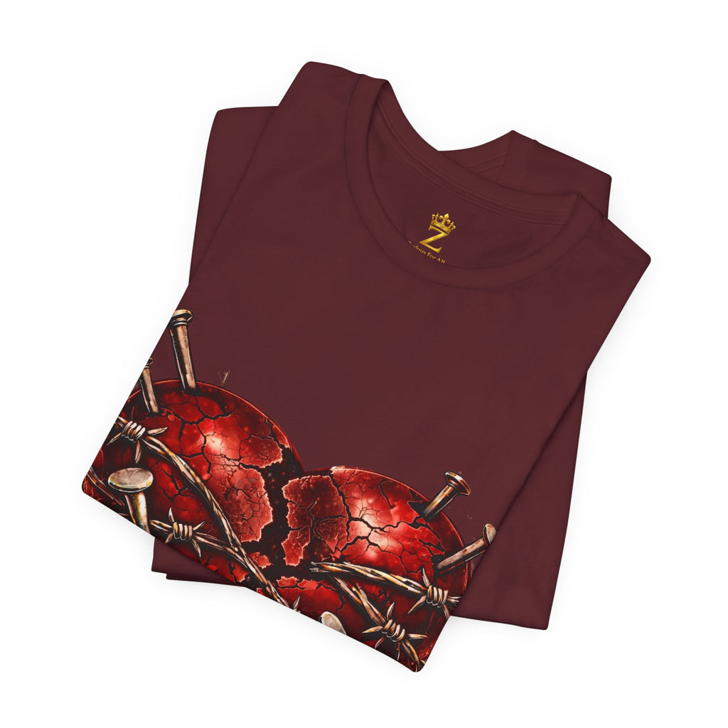 Red Heart T-Shirt (Discipline Over Emotions)