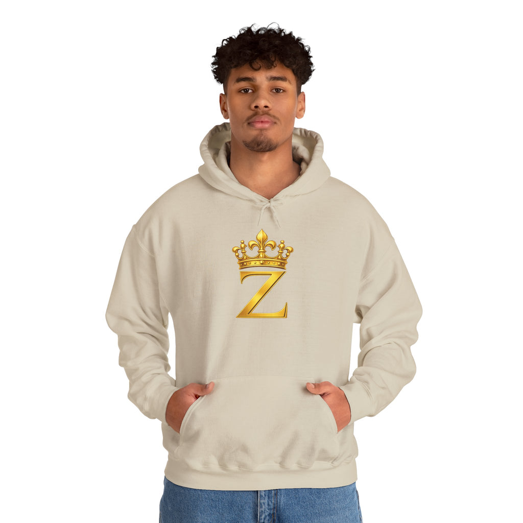 Zealous For All Hoodie — Gold Logo Printify