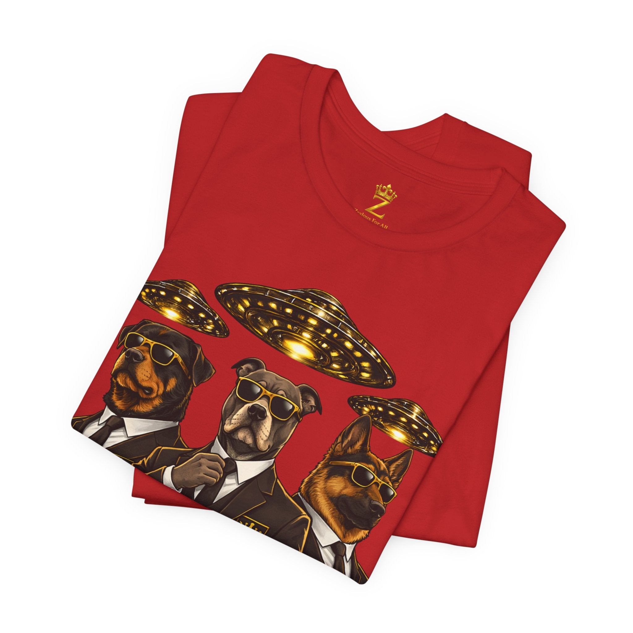 COMING SOON... United. Fly. Organized. Graphic Tee (Gold) Printify