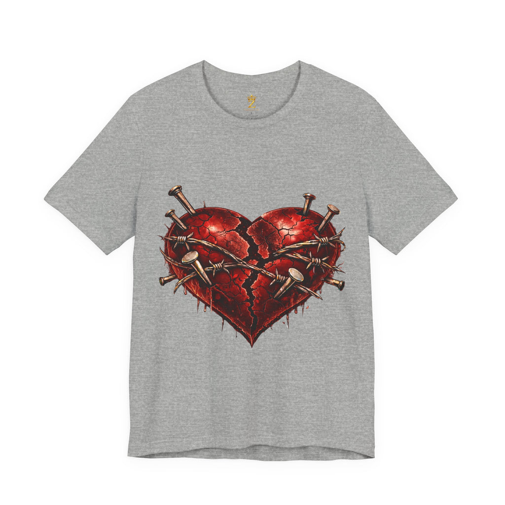 Red Heart T-Shirt (Discipline Over Emotions)