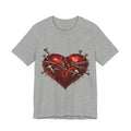 Red Heart T-Shirt (Discipline Over Emotions)