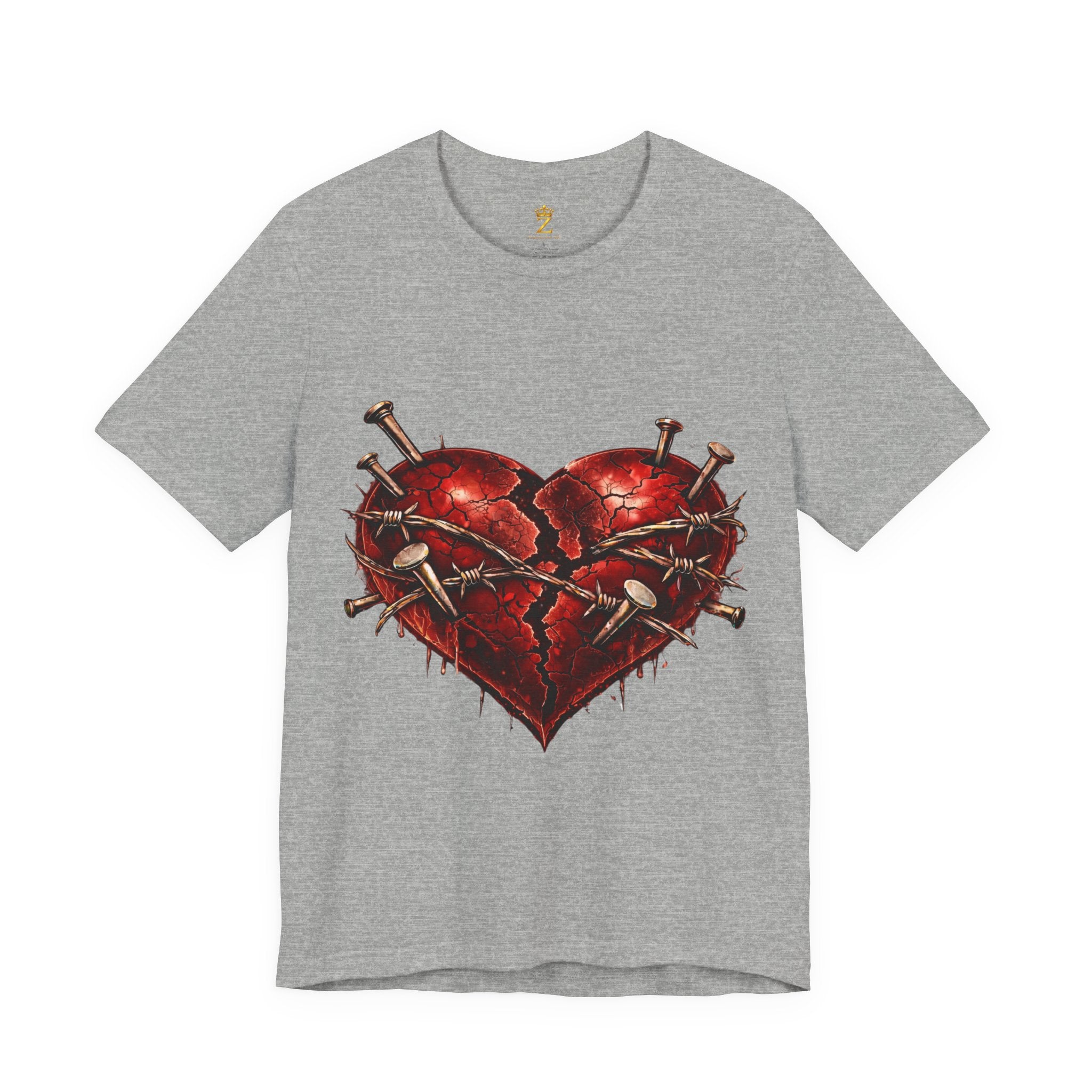 Red Heart T-Shirt (Discipline Over Emotions)
