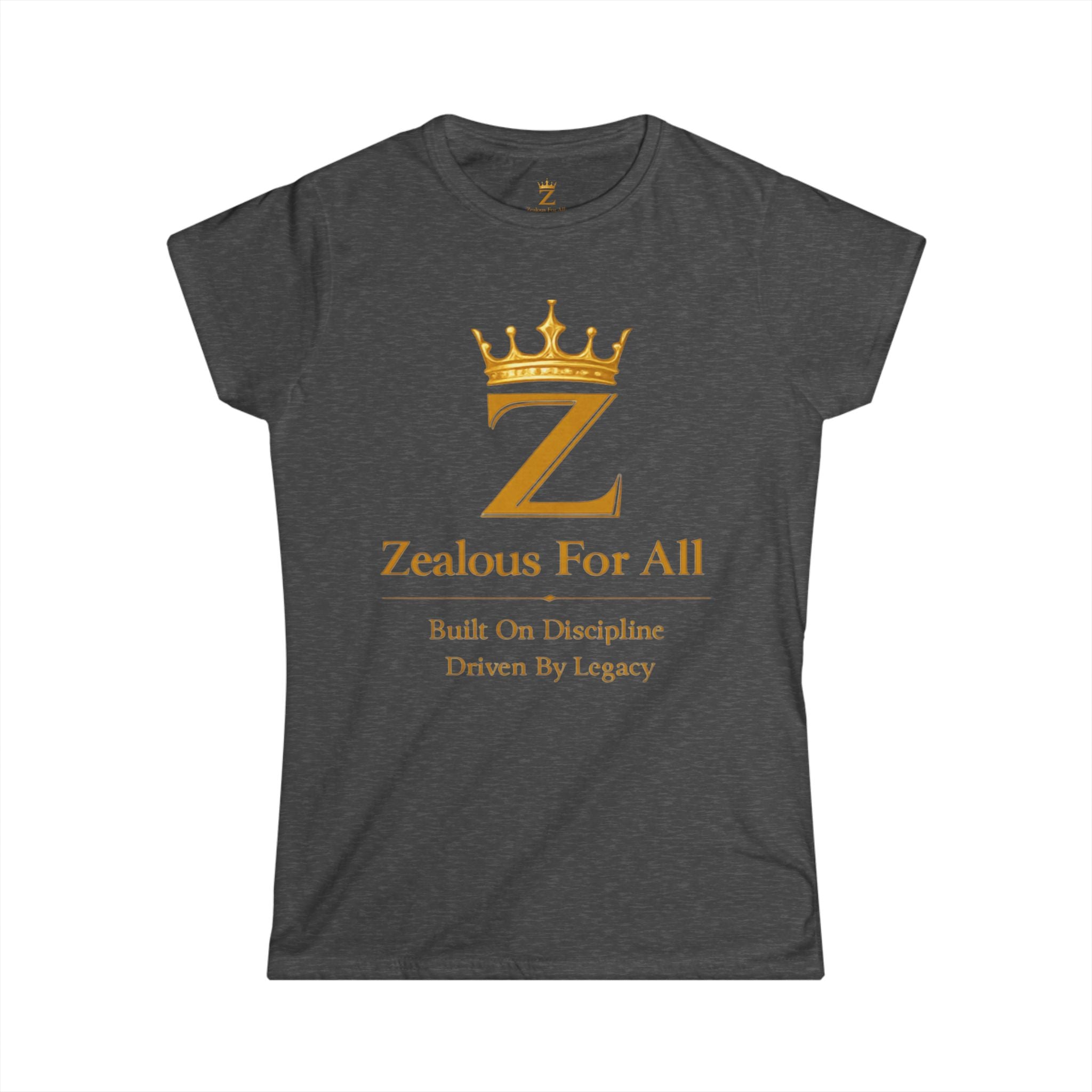 Women's Zealous For All (Gold Crown Shirt) Printify