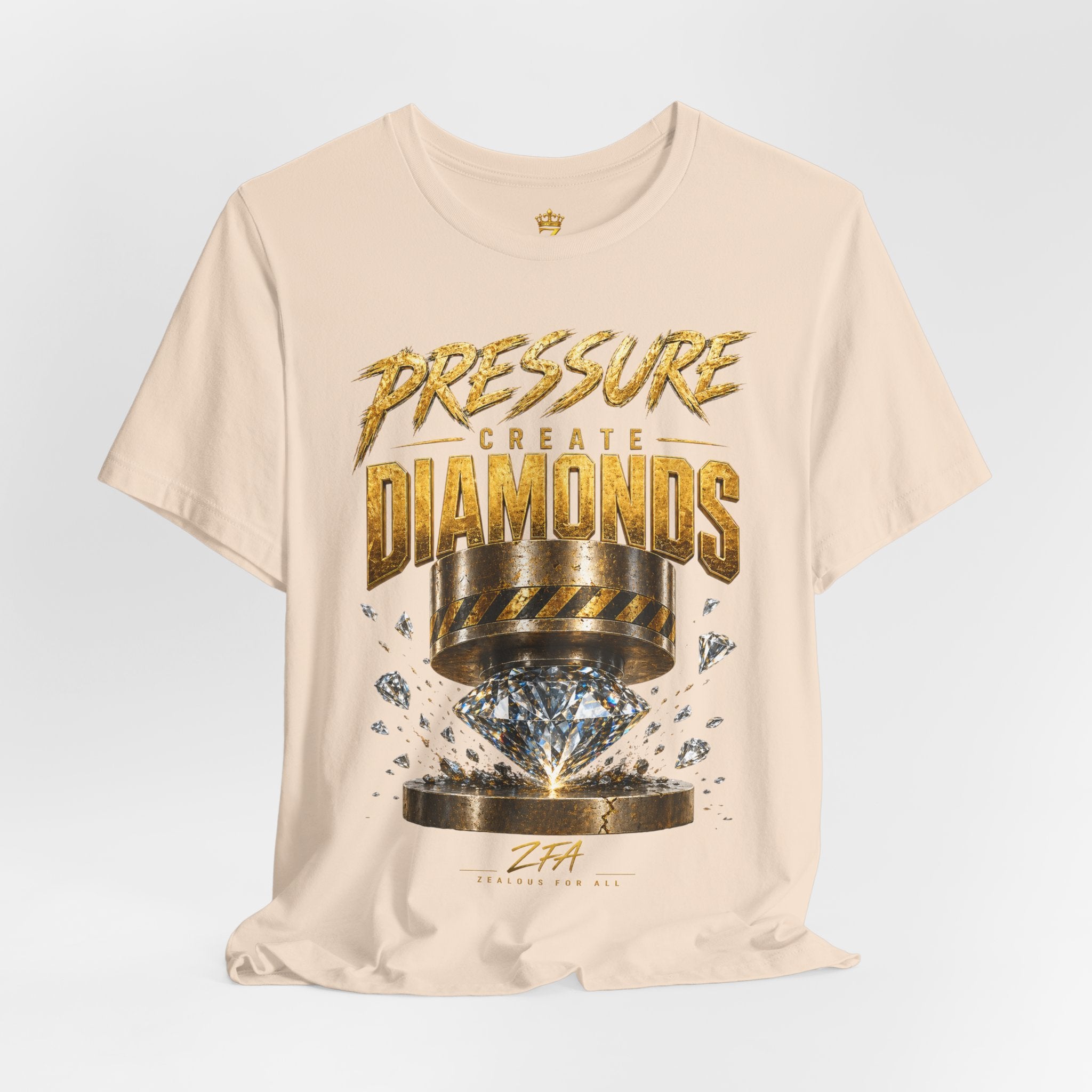 Pressure Create Diamonds T-Shirt — Motivational Graphic Tee