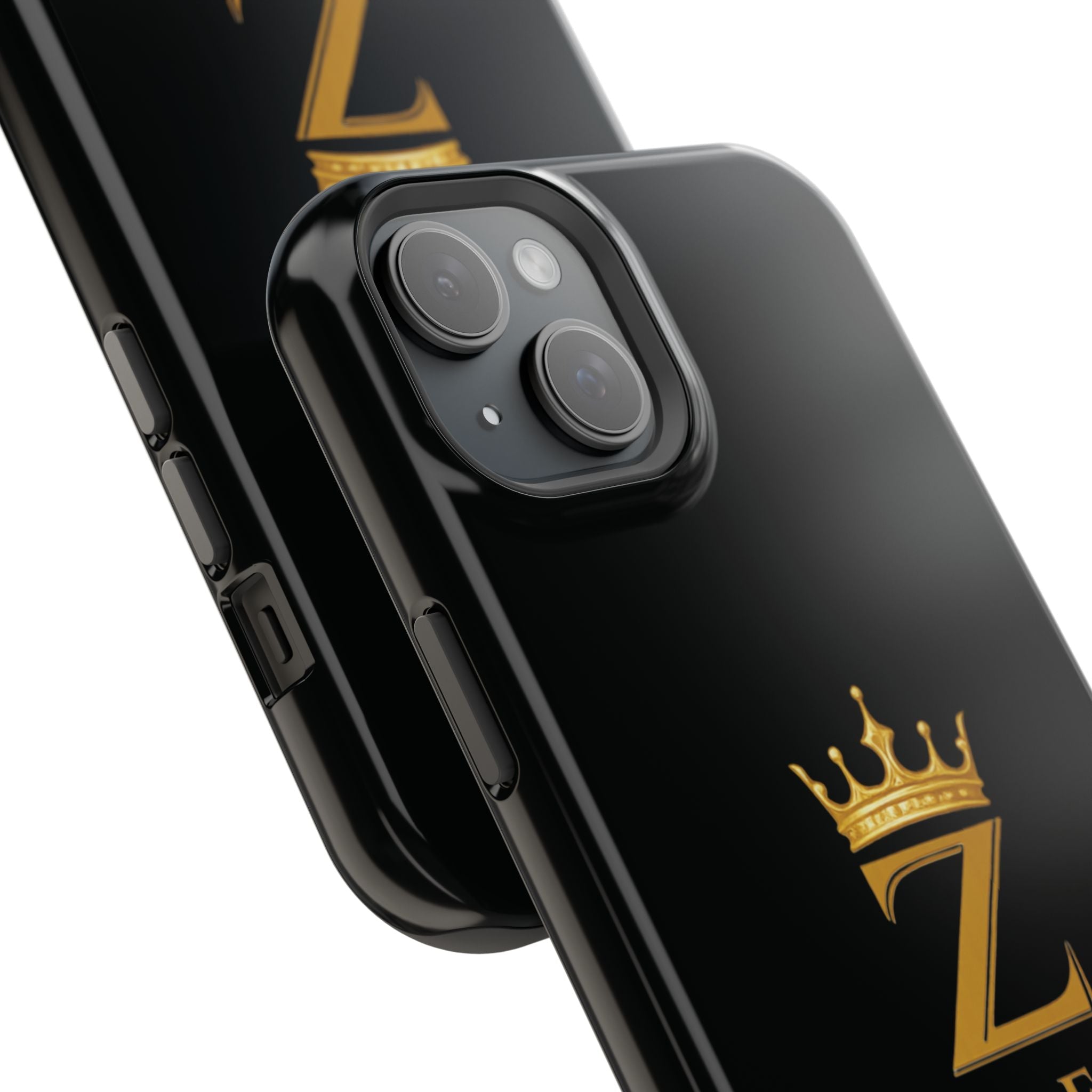 Phone Case — "Zealous For All" Gold Crown Impact-Resistant Case Printify