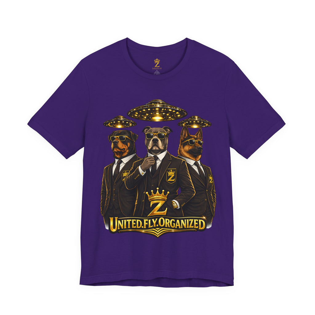 COMING SOON... United. Fly. Organized. Graphic Tee (Gold) Printify
