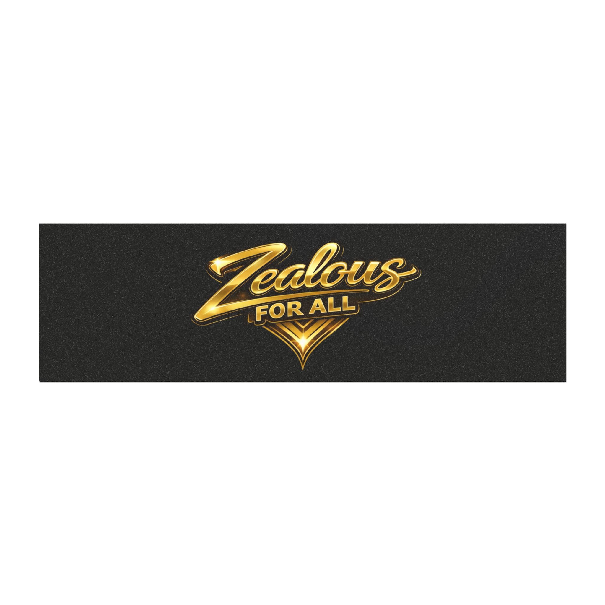 Car Magnet — Gold Crown 'Z' Logo with "Zealous For All"