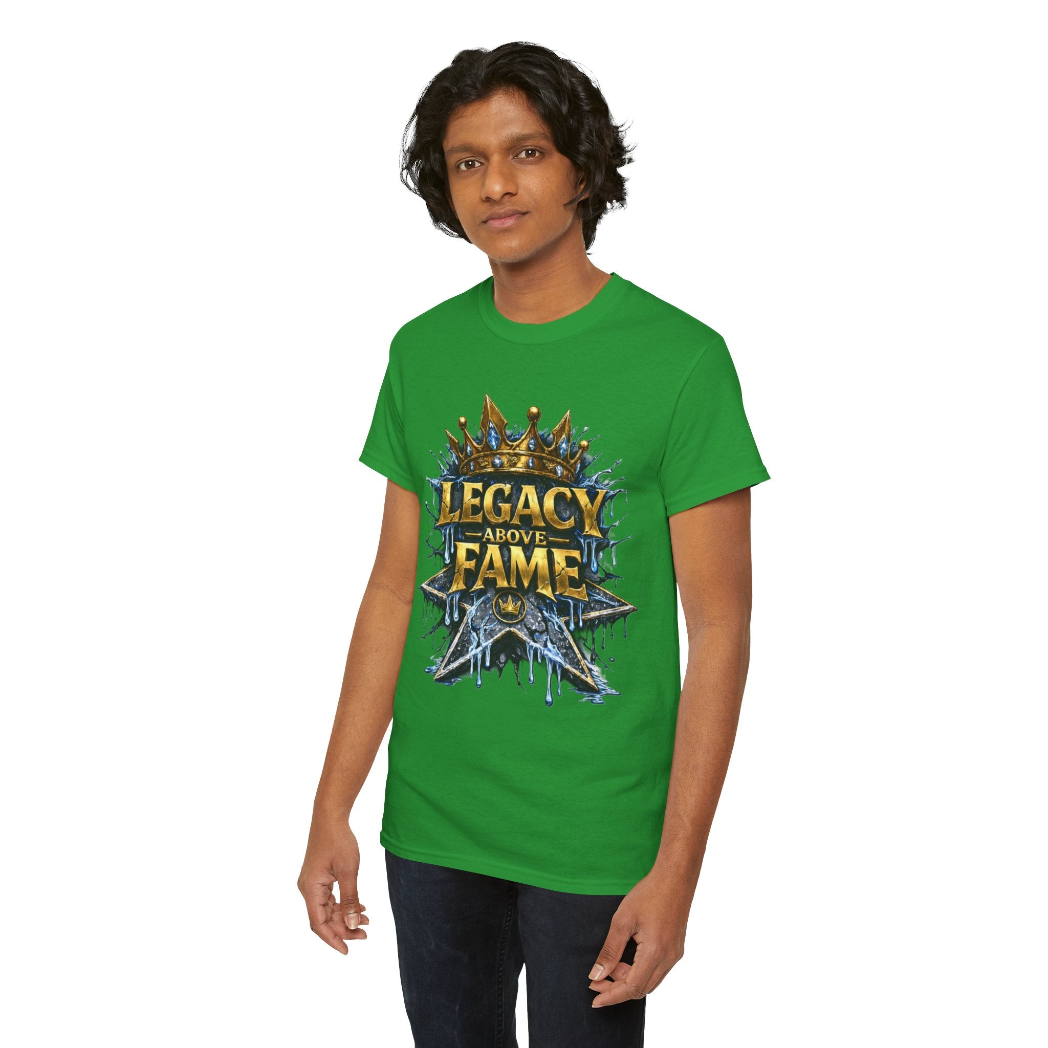 Adult Legacy Above Fame Graphic T-Shirt (Icy Blue Drip) - Zealous For All