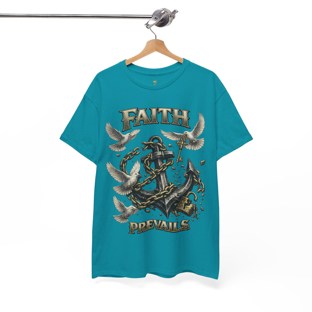 Adult Faith Prevails T‑Shirt (Black Anchor) Printify