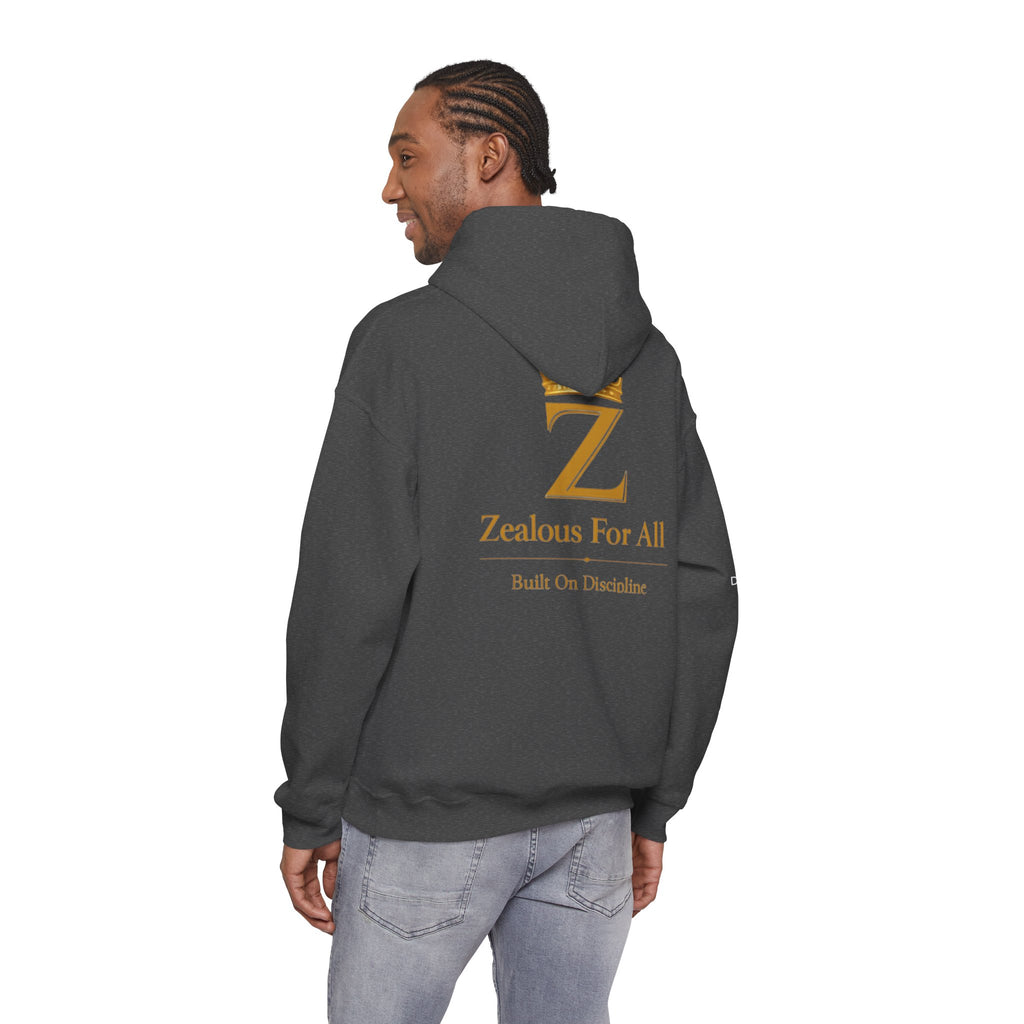 Zealous For All Crown Z Hoodie — Premium White Logo Sweatshirt - Zealous For All