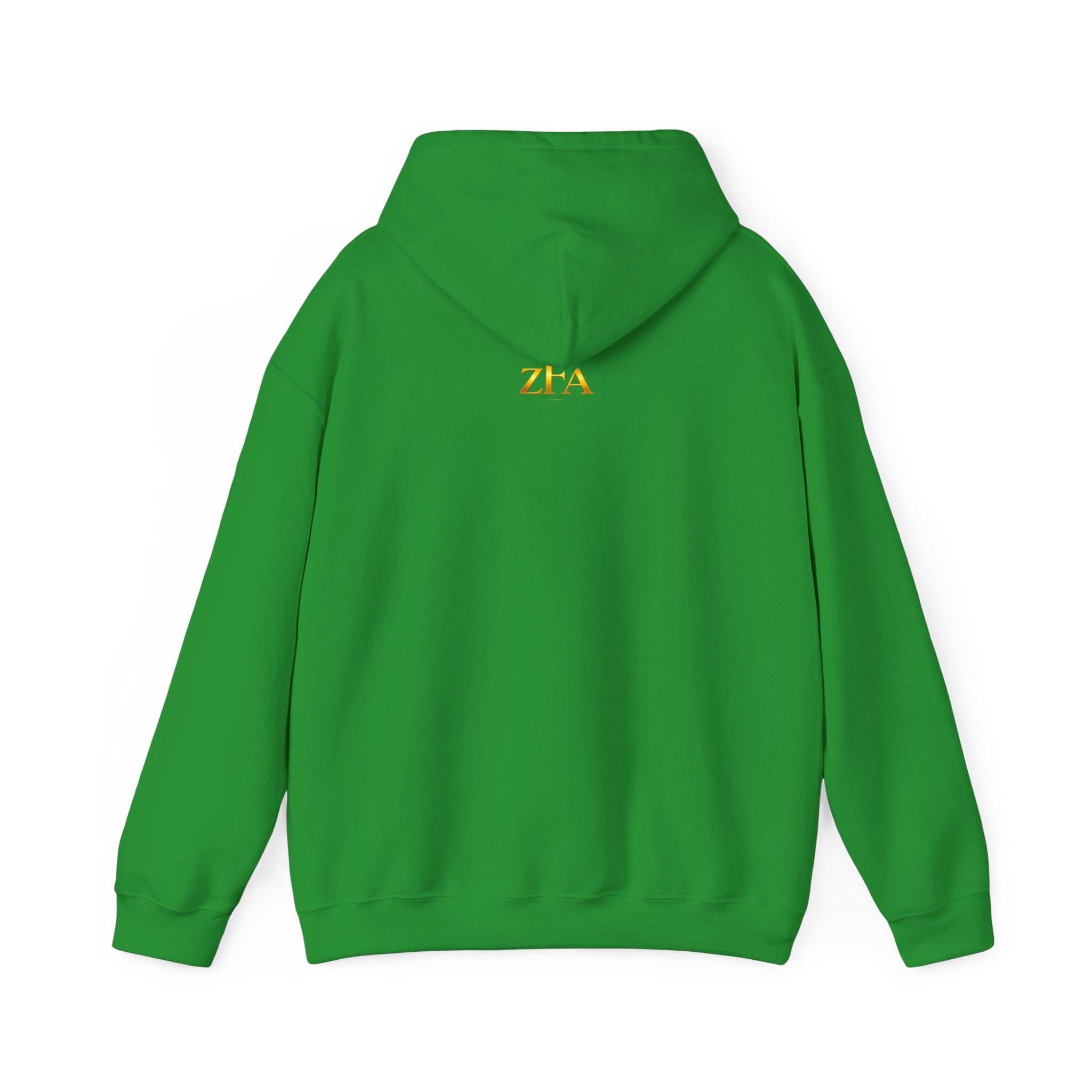 Zealous For All Hoodie — Gold Logo Printify