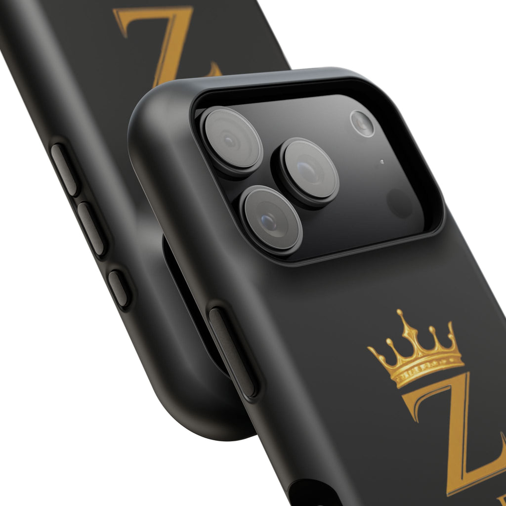 Phone Case — "Zealous For All" Gold Crown Impact-Resistant Case Printify