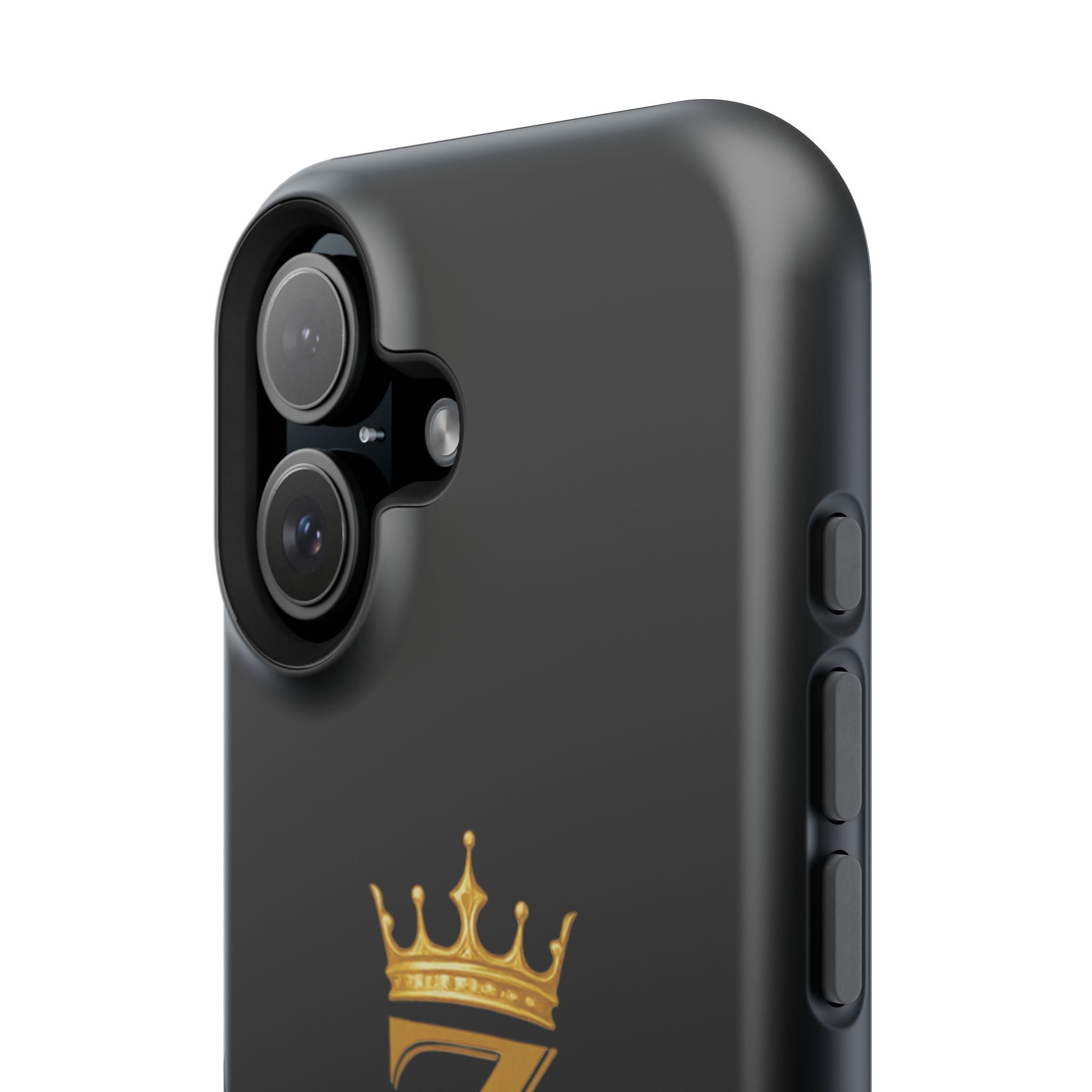 Phone Case — "Zealous For All" Gold Crown Impact-Resistant Case Printify