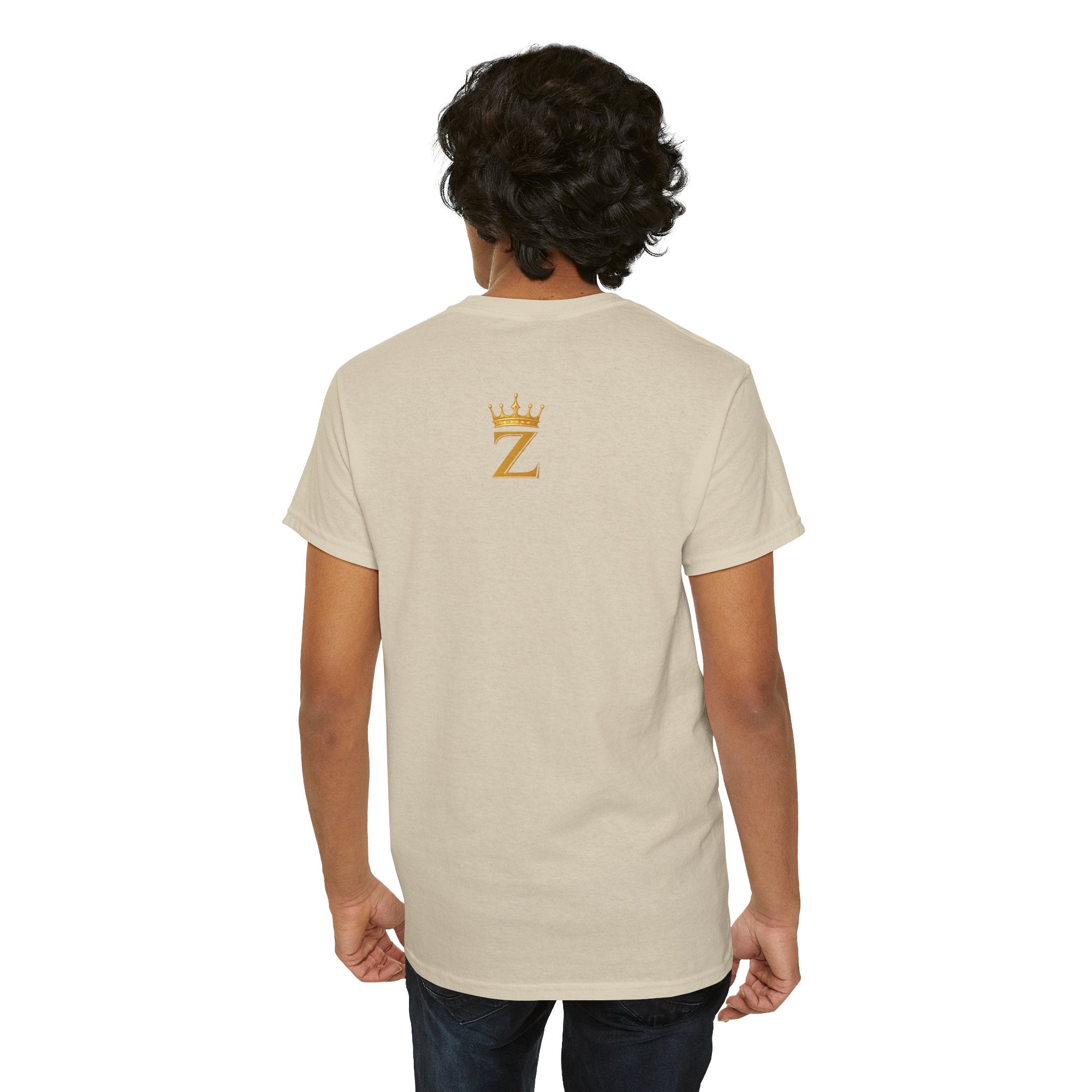 Unisex Zealous For All T-Shirt (Gold Logo (with Back logo) T-shirt) Printify