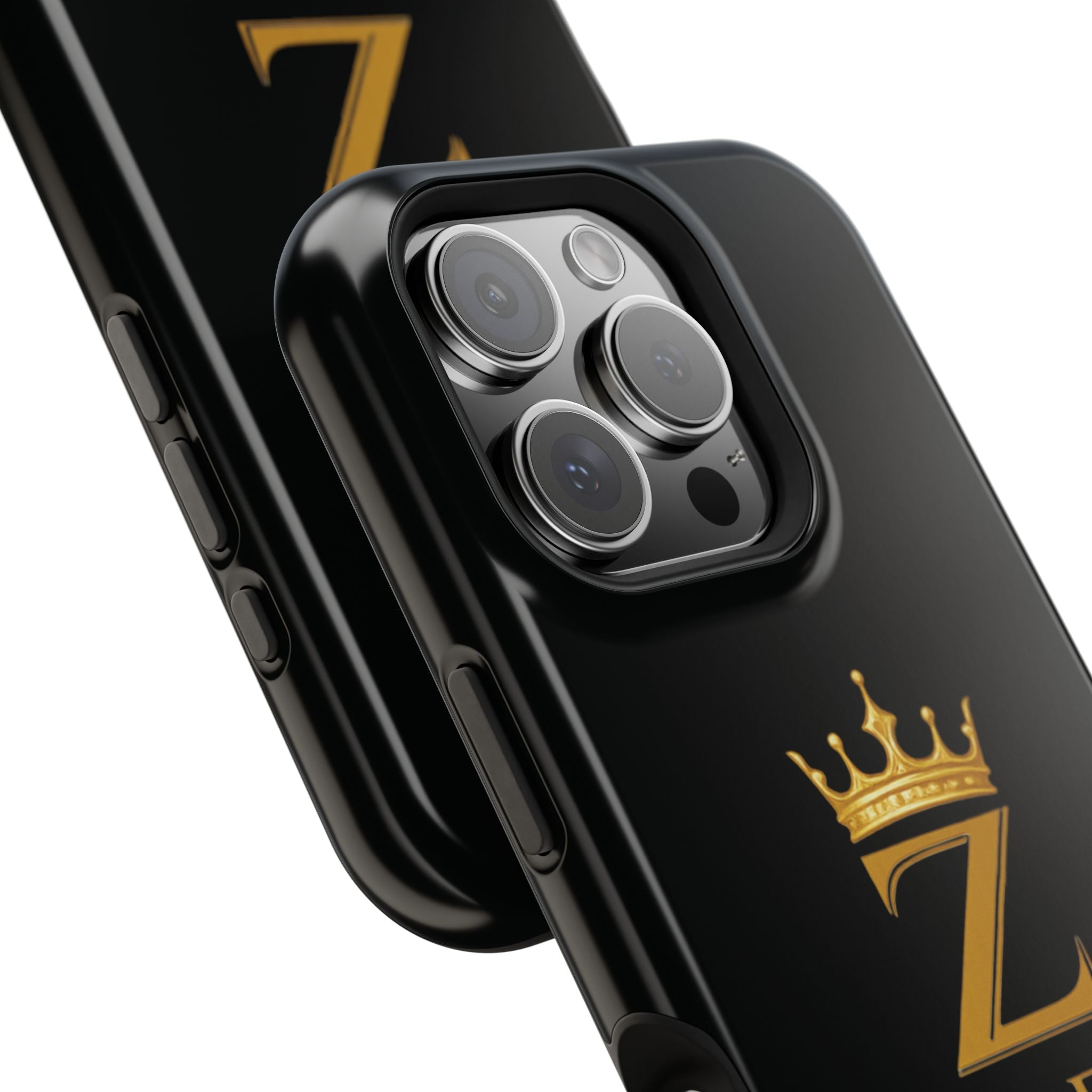 Phone Case — "Zealous For All" Gold Crown Impact-Resistant Case Printify