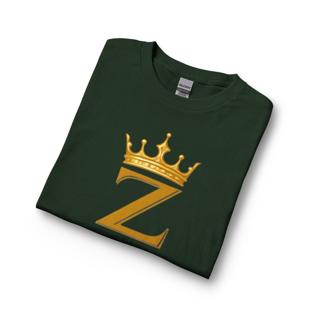 Long Sleeve Shirt — "Zealous For All" Gold Crown Logo, Motivational Athletic Streetwear Printify