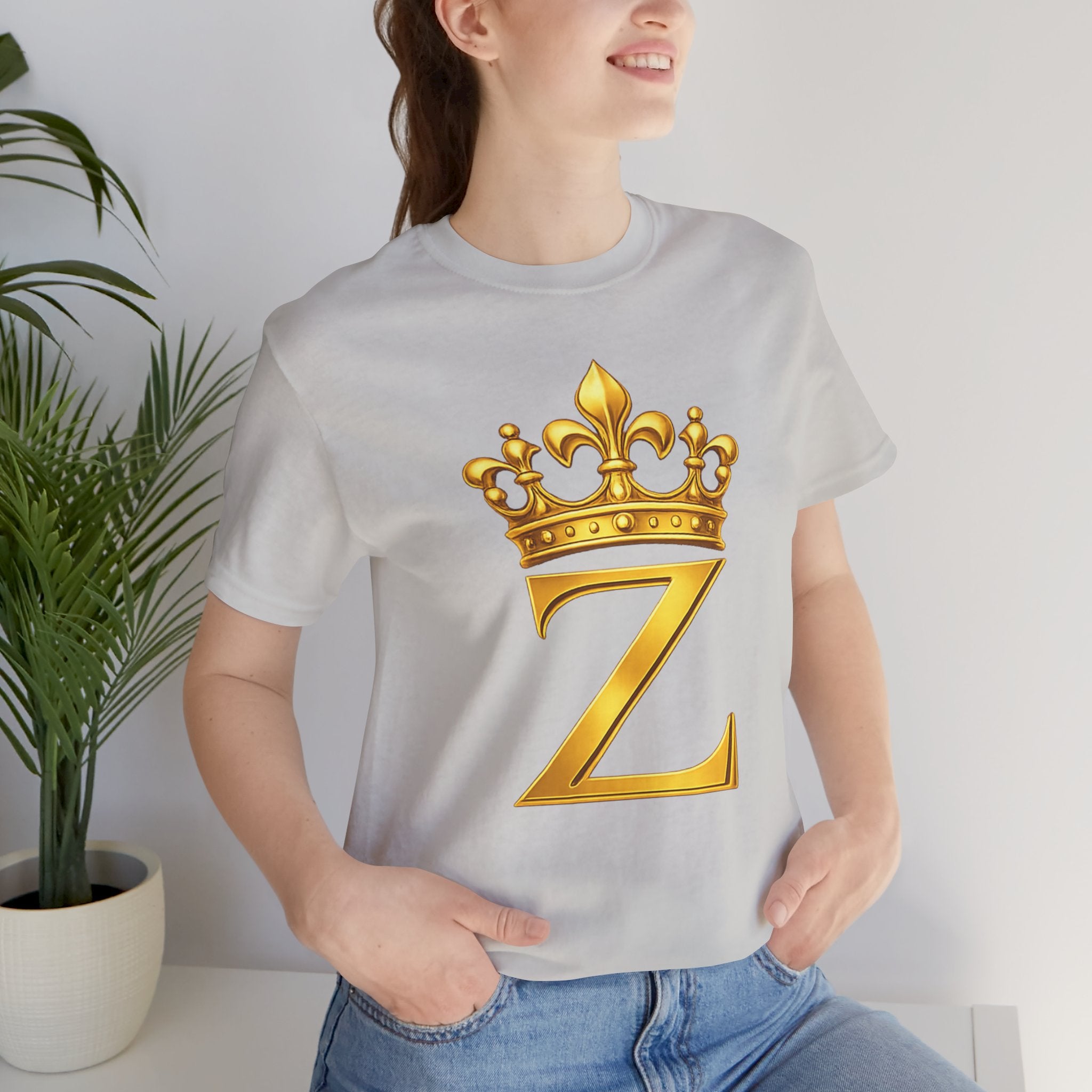 Unisex "Z" T-Shirt (Gold Logo) Printify