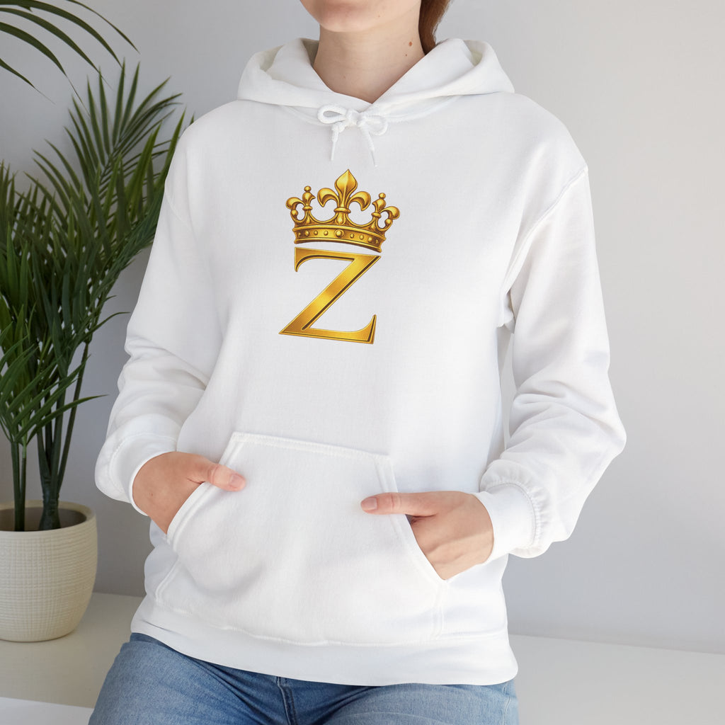 Zealous For All Hoodie — Gold Logo Printify