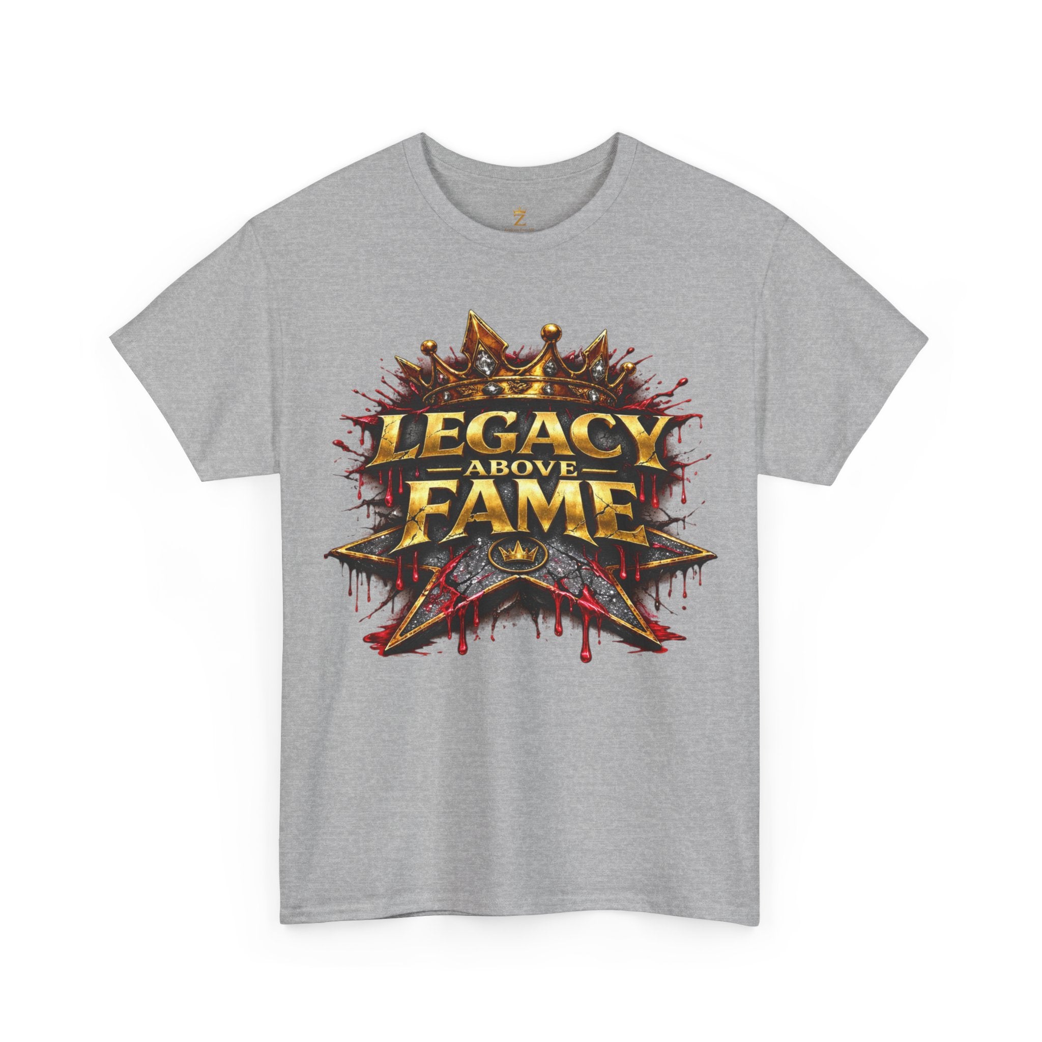 Adult Legacy Above Fame Graphic T-Shirt (Red Drip) - Zealous For All