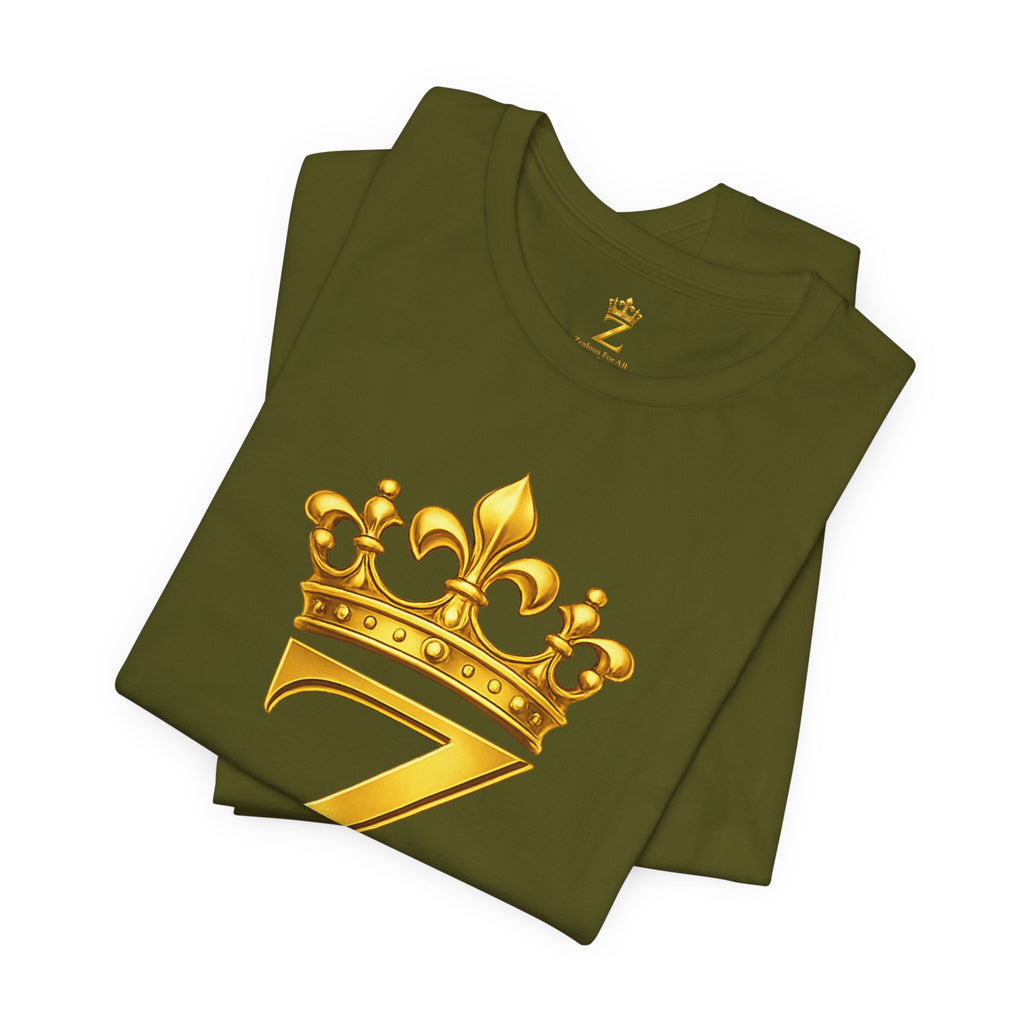 Unisex Zealous For All T-Shirt (Gold Logo) Printify